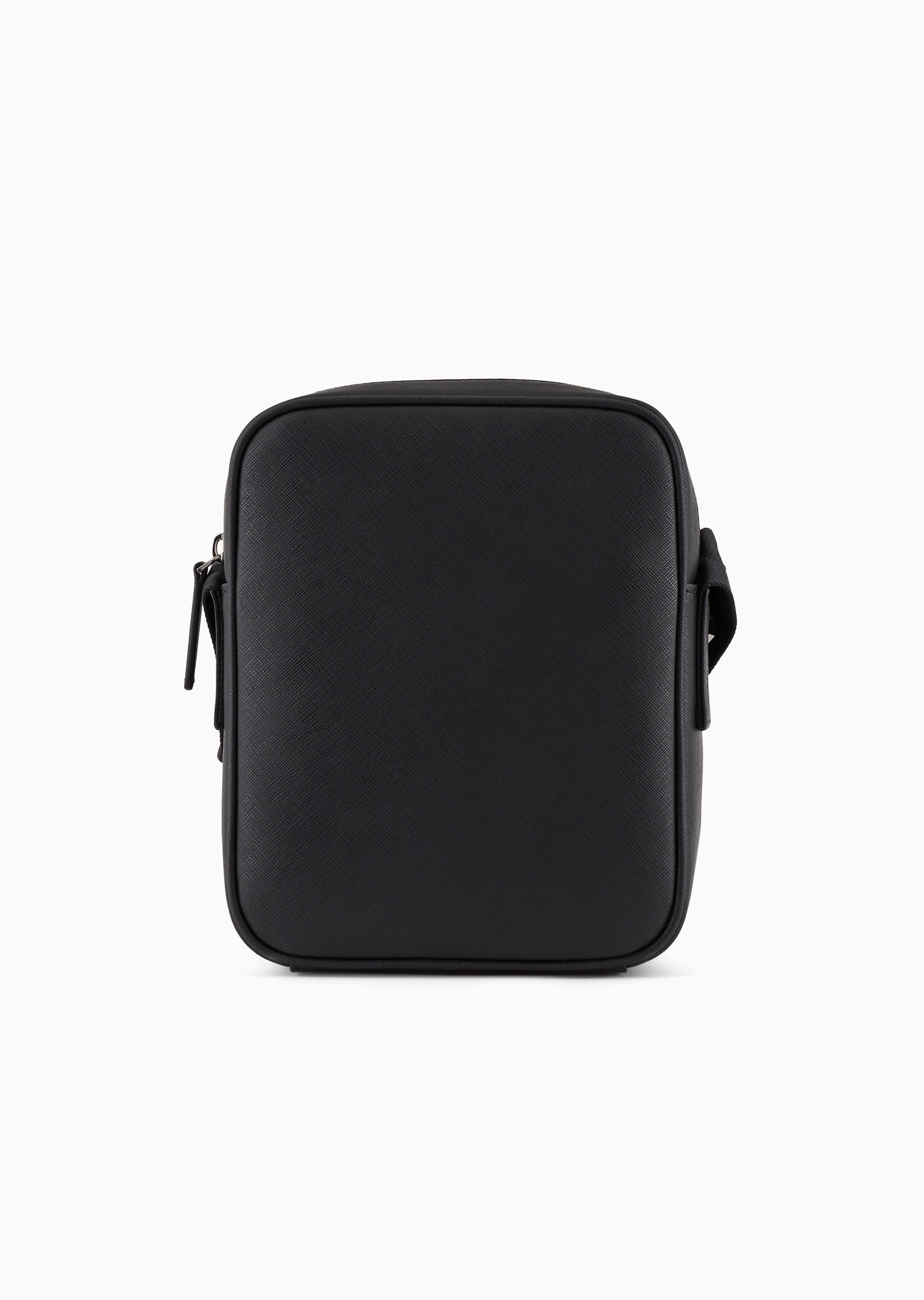 Emporio Armani 男士商务休闲通勤简约拉链单肩斜挎邮差包