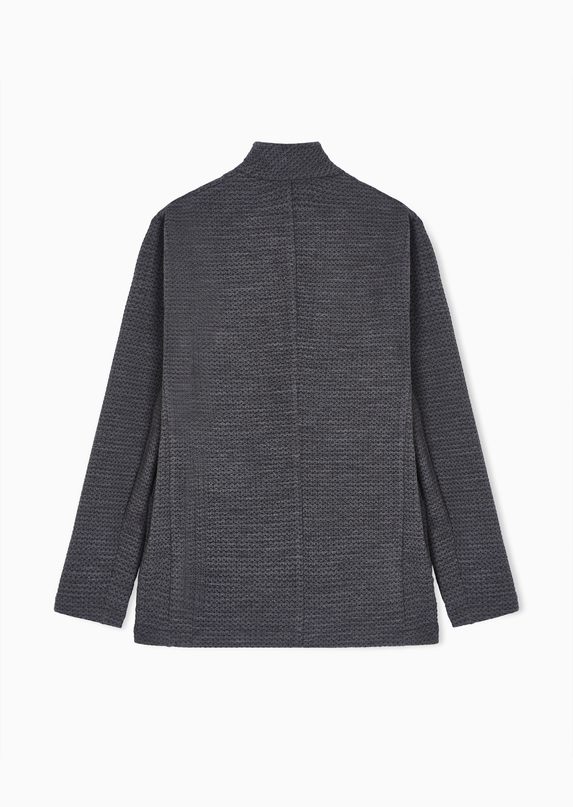 Emporio Armani 男士长袖立领单排扣休闲西装外套