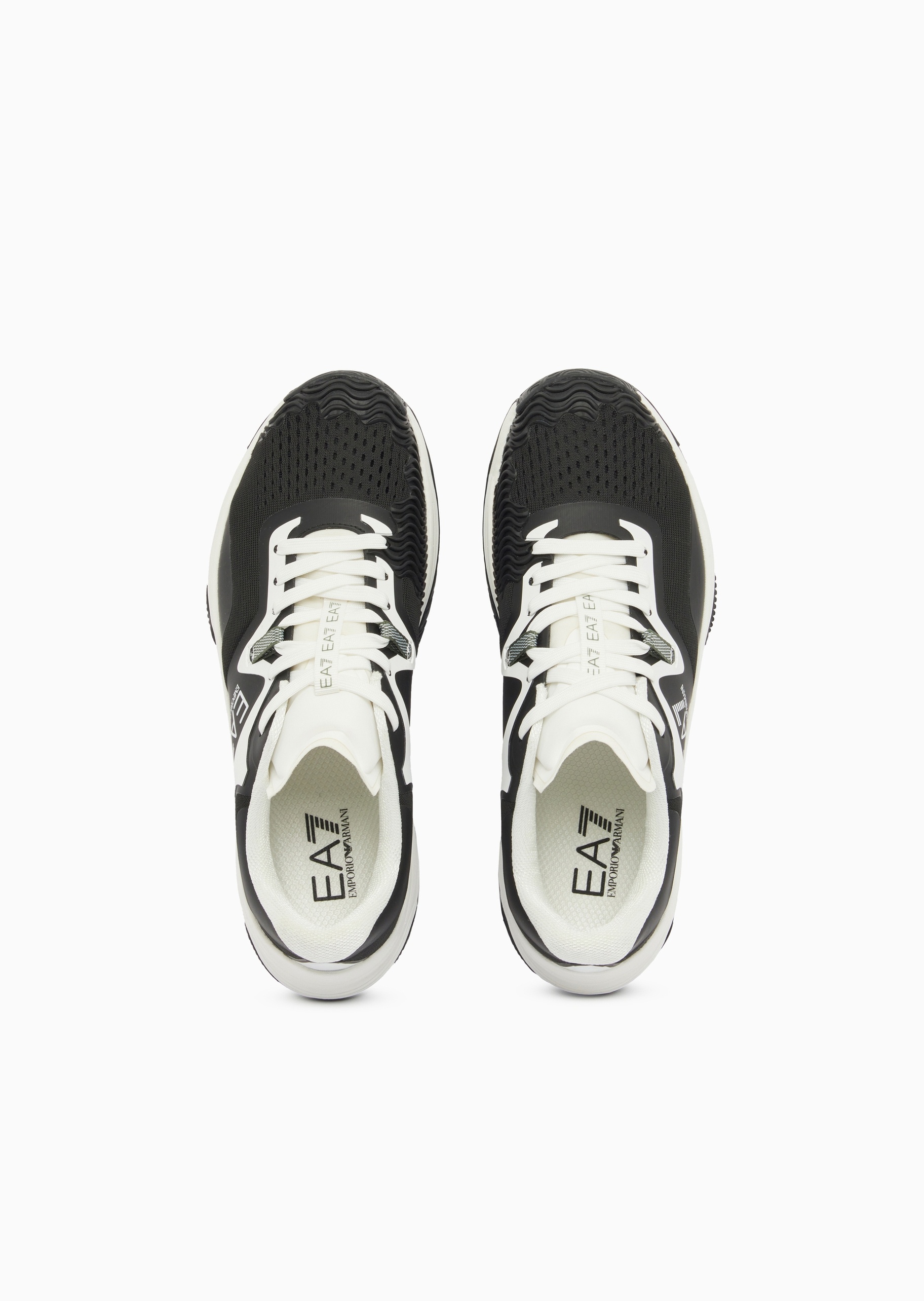 EA7 男女同款系带低帮网球休闲运动鞋