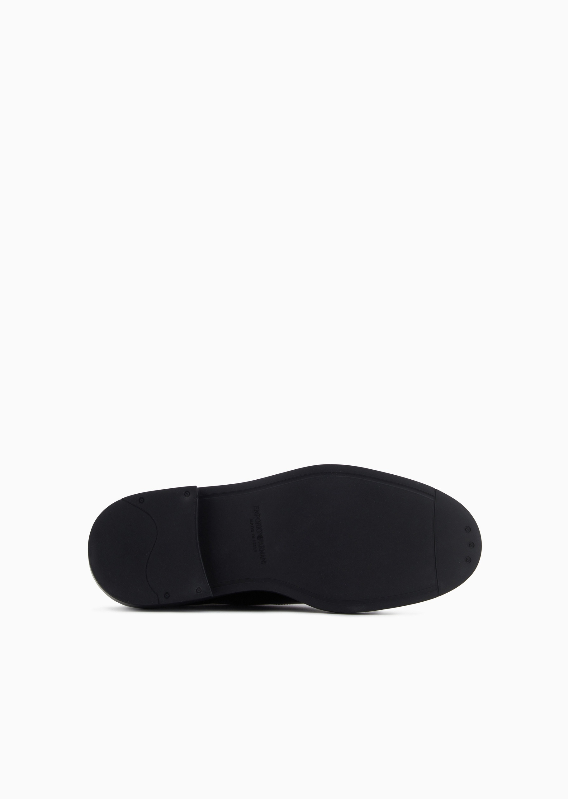 Emporio Armani 男士牛皮商务通勤休闲布洛克孟克鞋