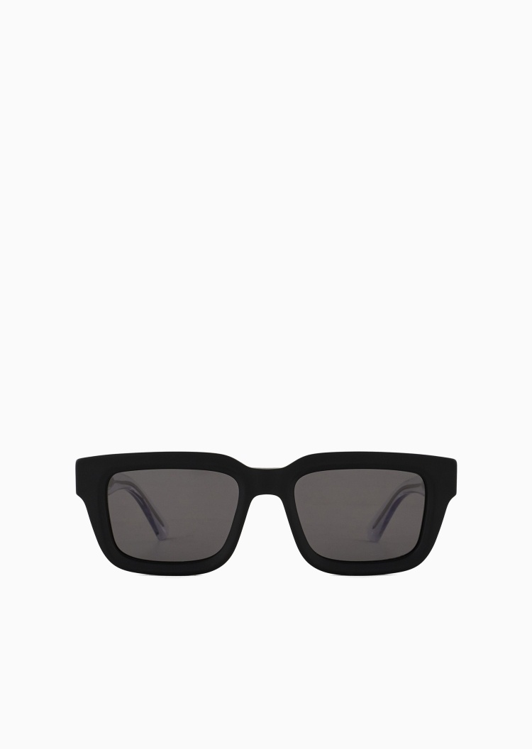 Emporio Armani 男士方形粗框潮流复古时尚太阳眼镜