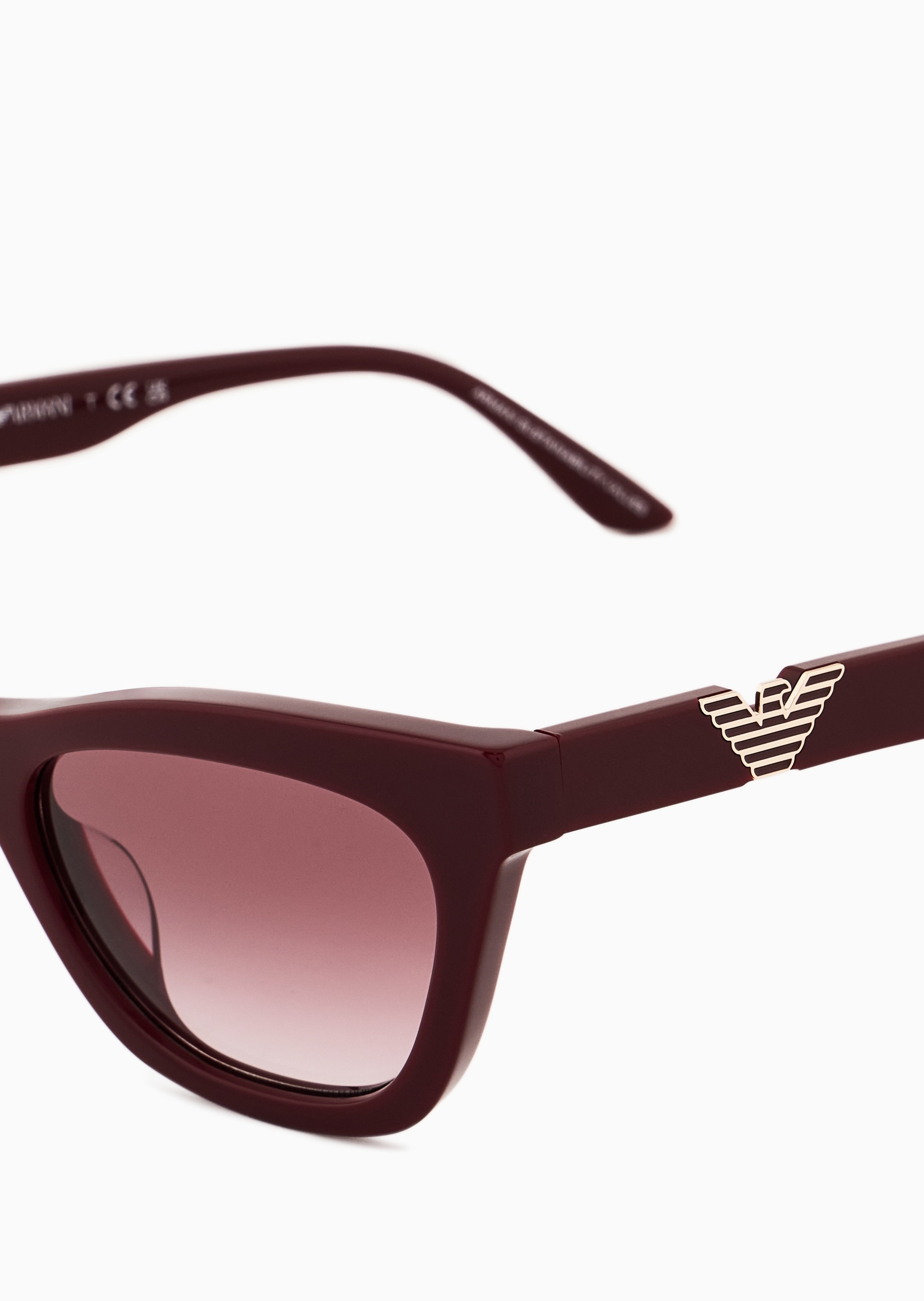 Emporio Armani 女士猫眼形粗框波形鹰标太阳眼镜墨镜