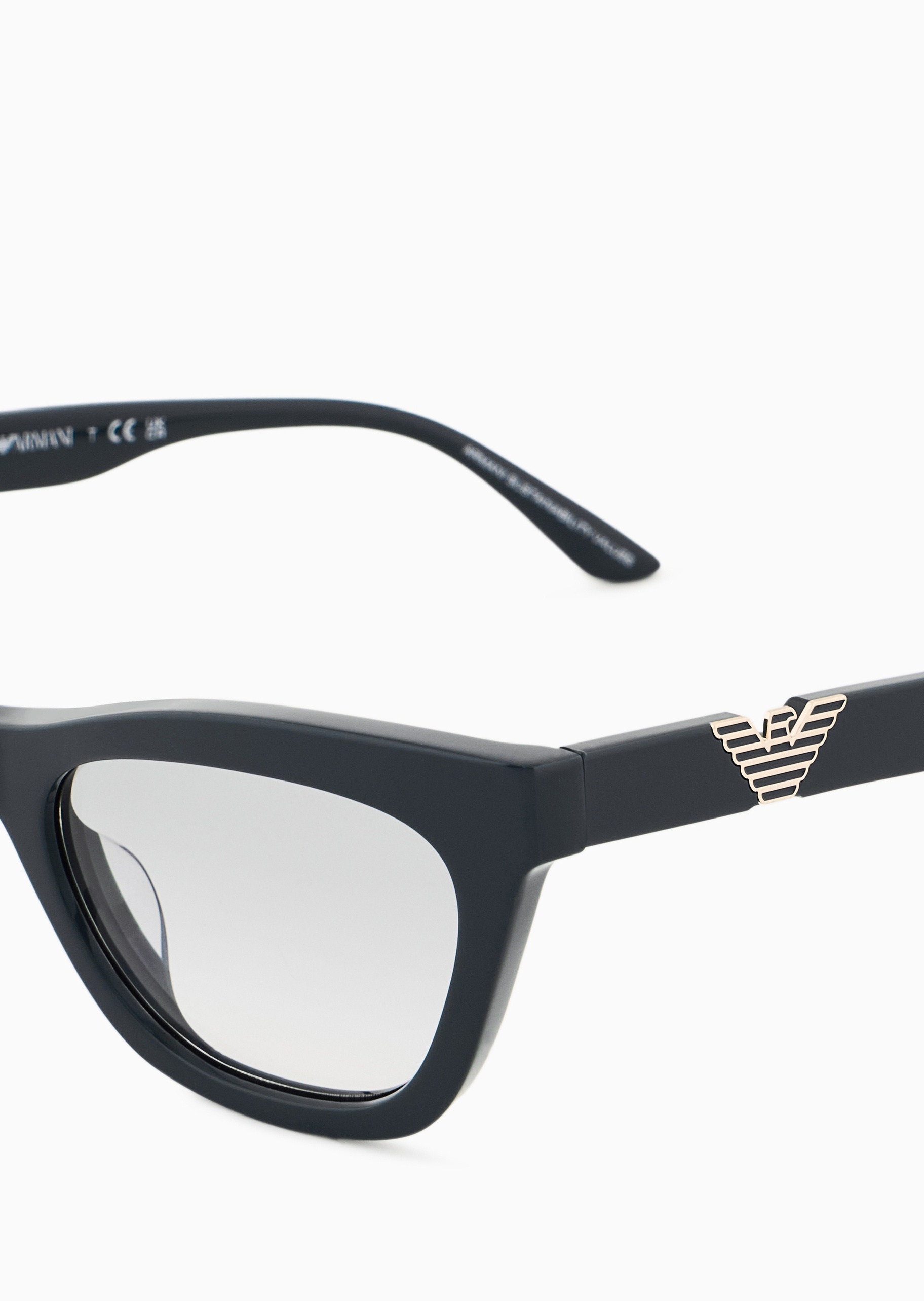 Emporio Armani 女士猫眼形粗框波形鹰标太阳眼镜墨镜