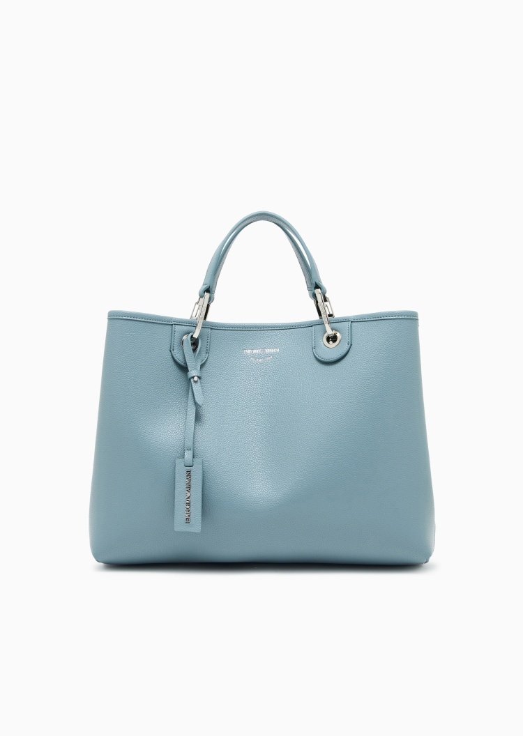 Emporio Armani 女士磁扣可拆肩带手提单肩斜挎托特包