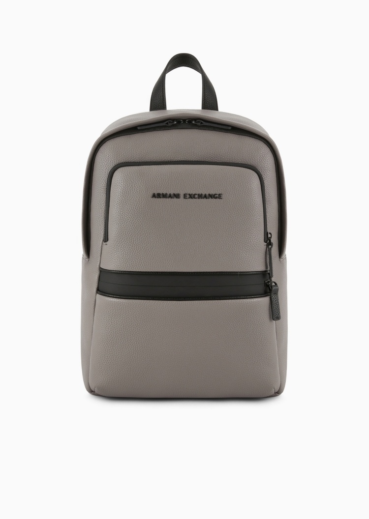 ARMANI EXCHANGE 男士大容量拉链可调节肩带休闲手提双肩包