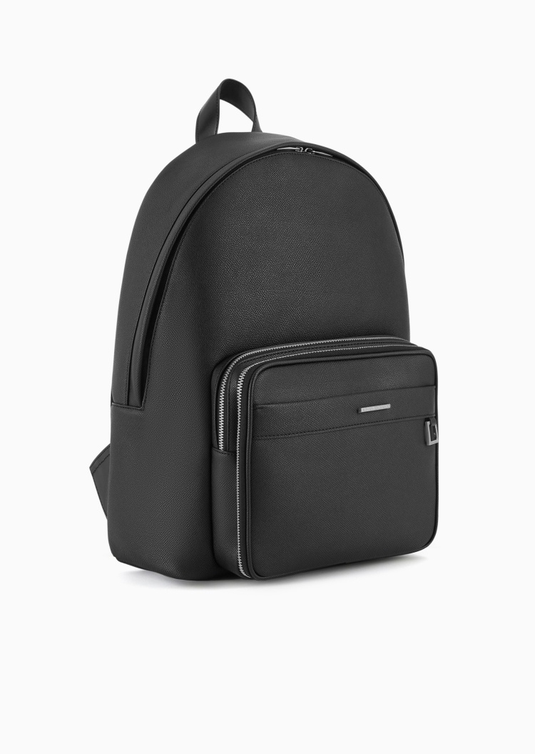 ARMANI EXCHANGE 男士拉链可调节肩带商务休闲手提双肩包