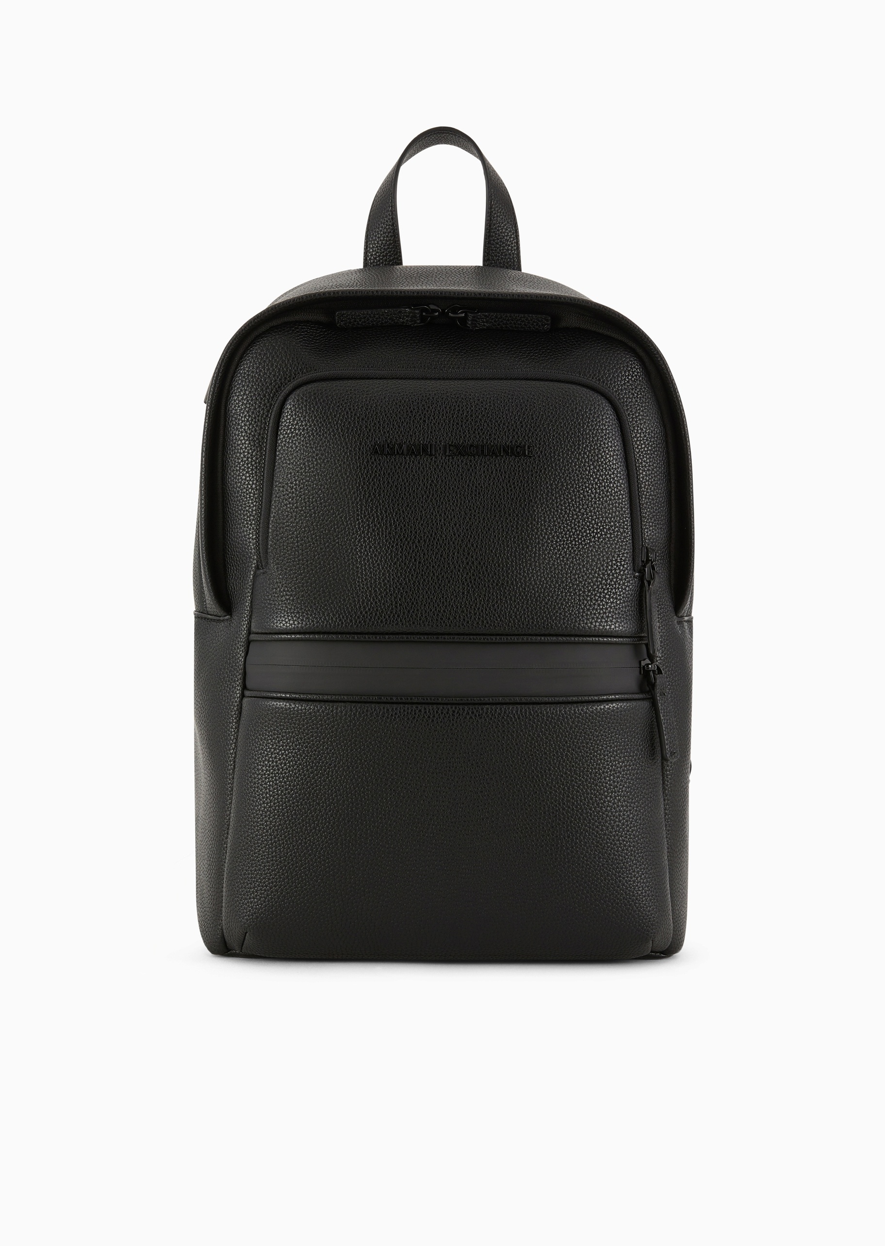 ARMANI EXCHANGE 男士大容量拉链可调节肩带休闲手提双肩包