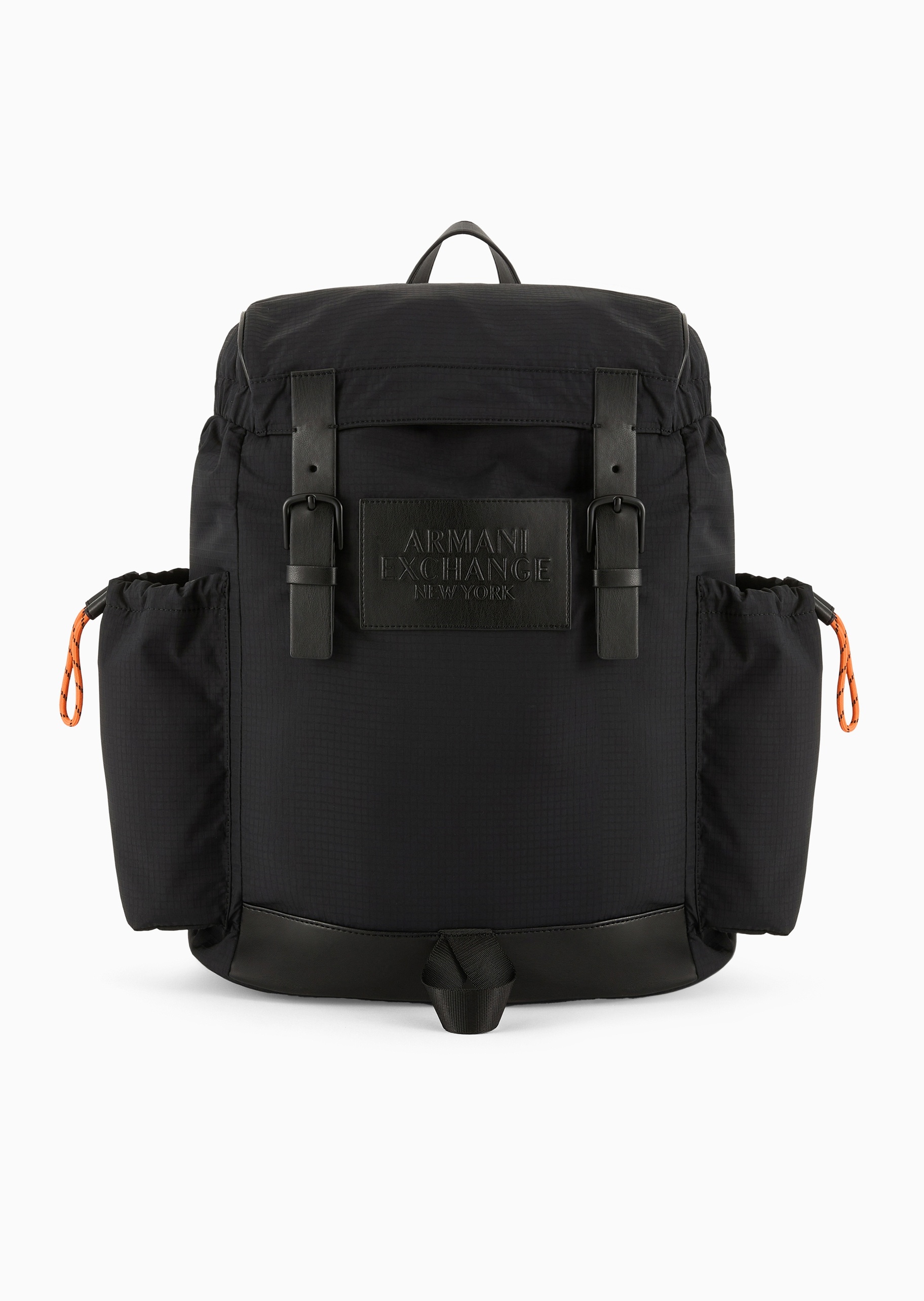 ARMANI EXCHANGE 男士大容量抽绳可调节肩带手提双肩包