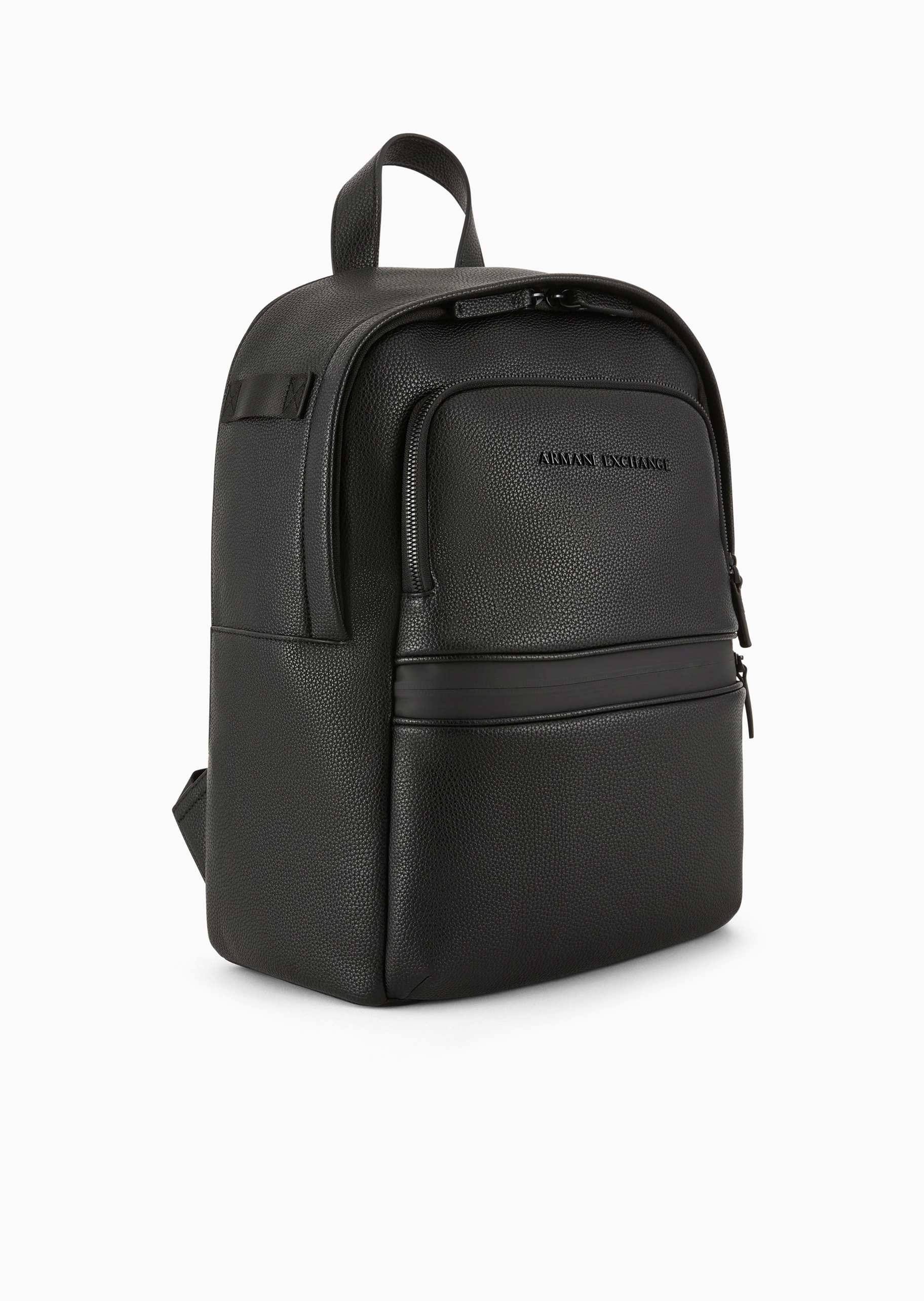 ARMANI EXCHANGE 男士大容量拉链可调节肩带休闲手提双肩包