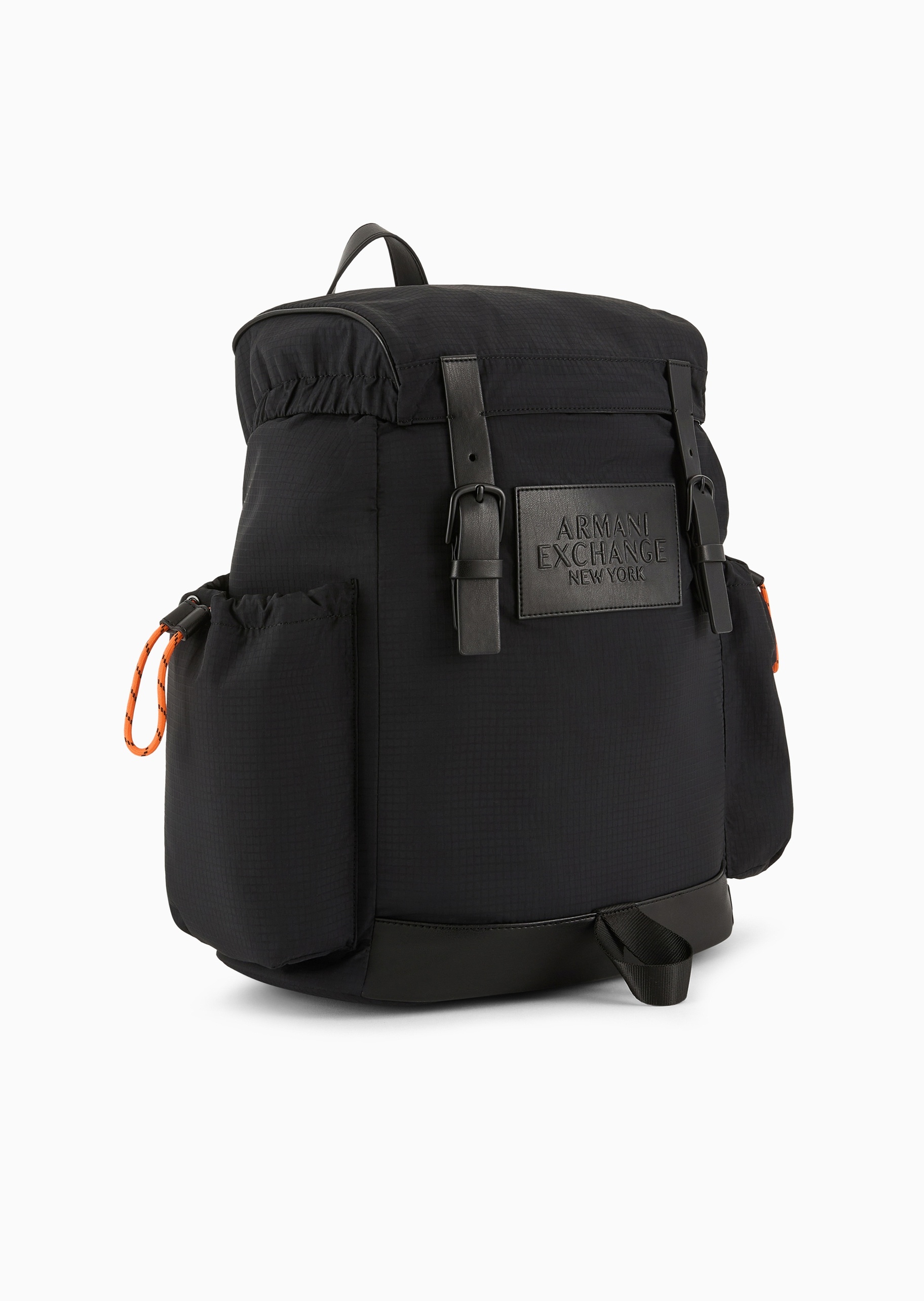 ARMANI EXCHANGE 男士大容量抽绳可调节肩带手提双肩包