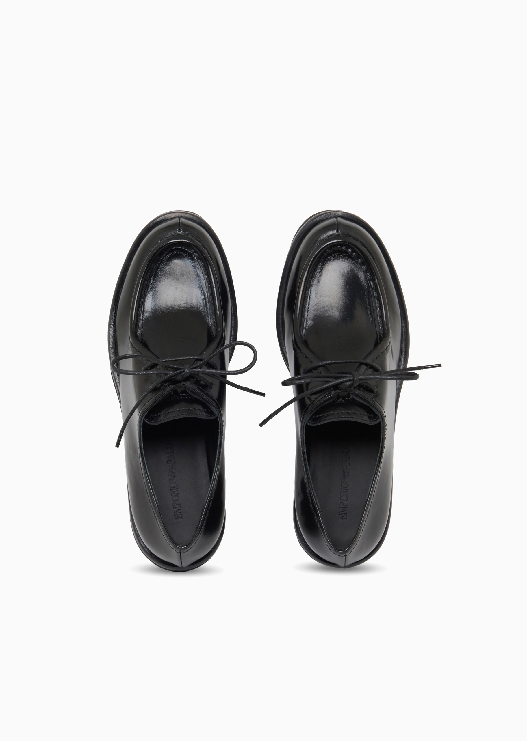 Emporio Armani 女士牛毛皮低帮商务休闲时尚系带鞋