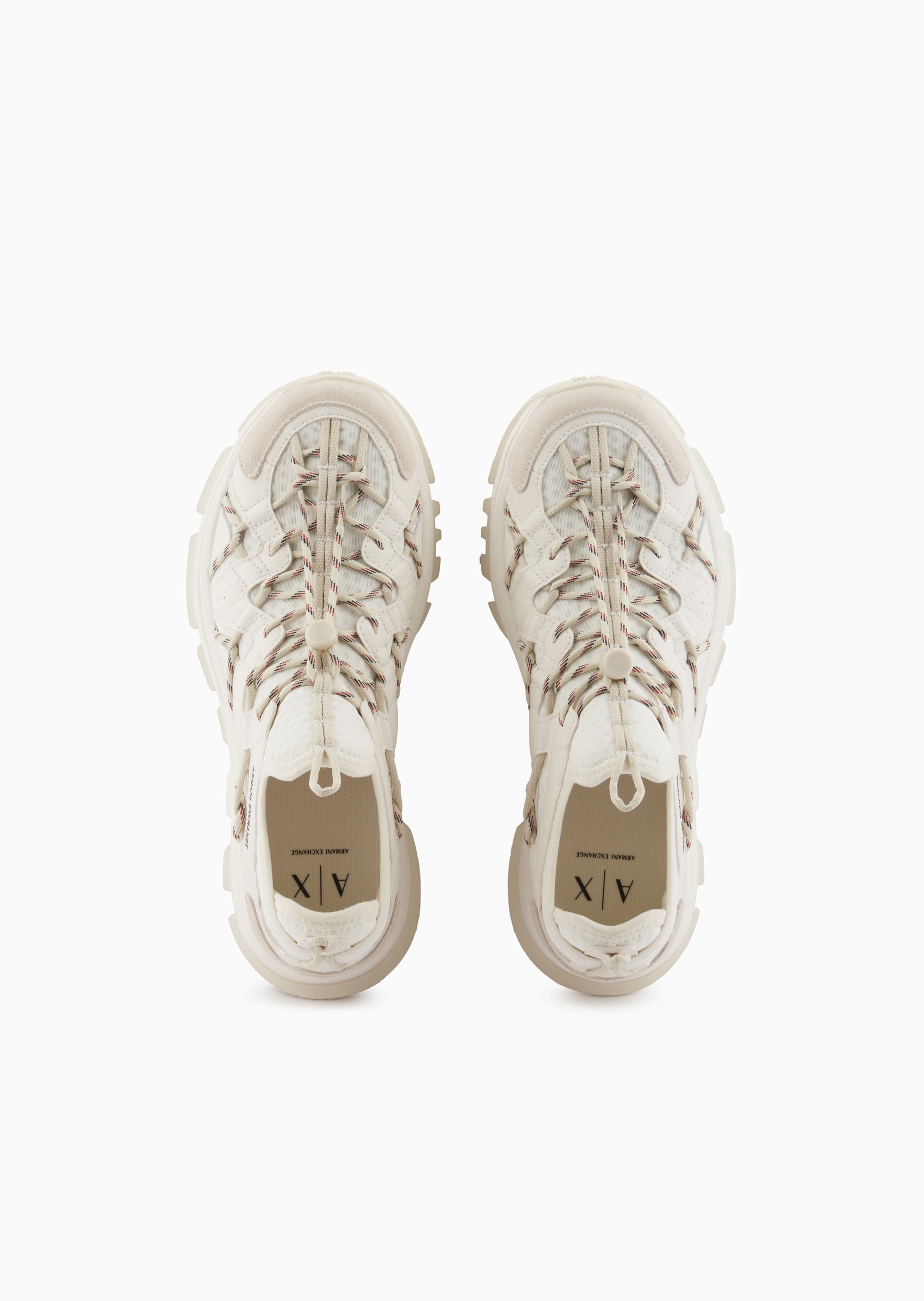 ARMANI EXCHANGE 男士系带低帮网面休闲时尚运动鞋