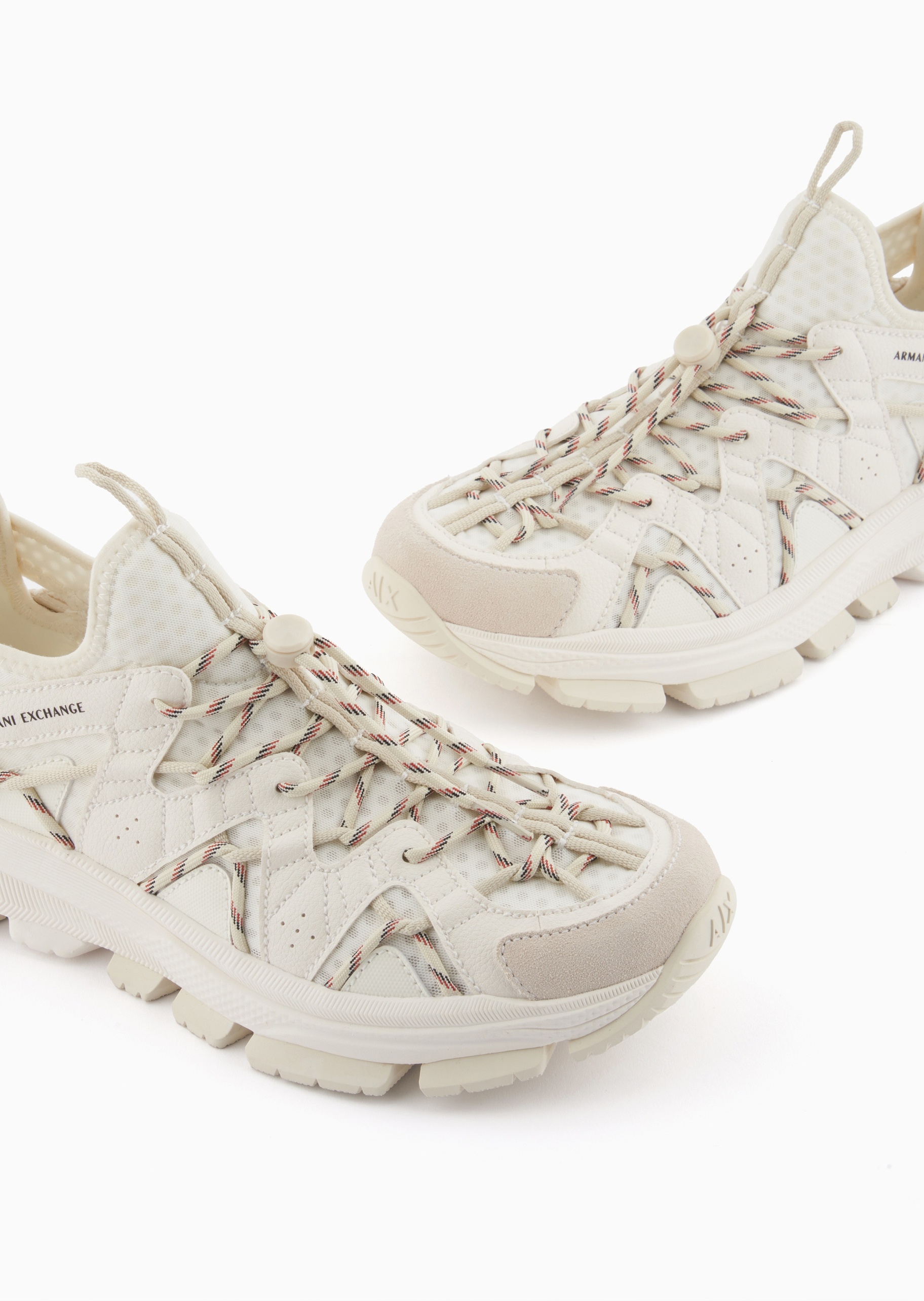 ARMANI EXCHANGE 男士系带低帮网面休闲时尚运动鞋