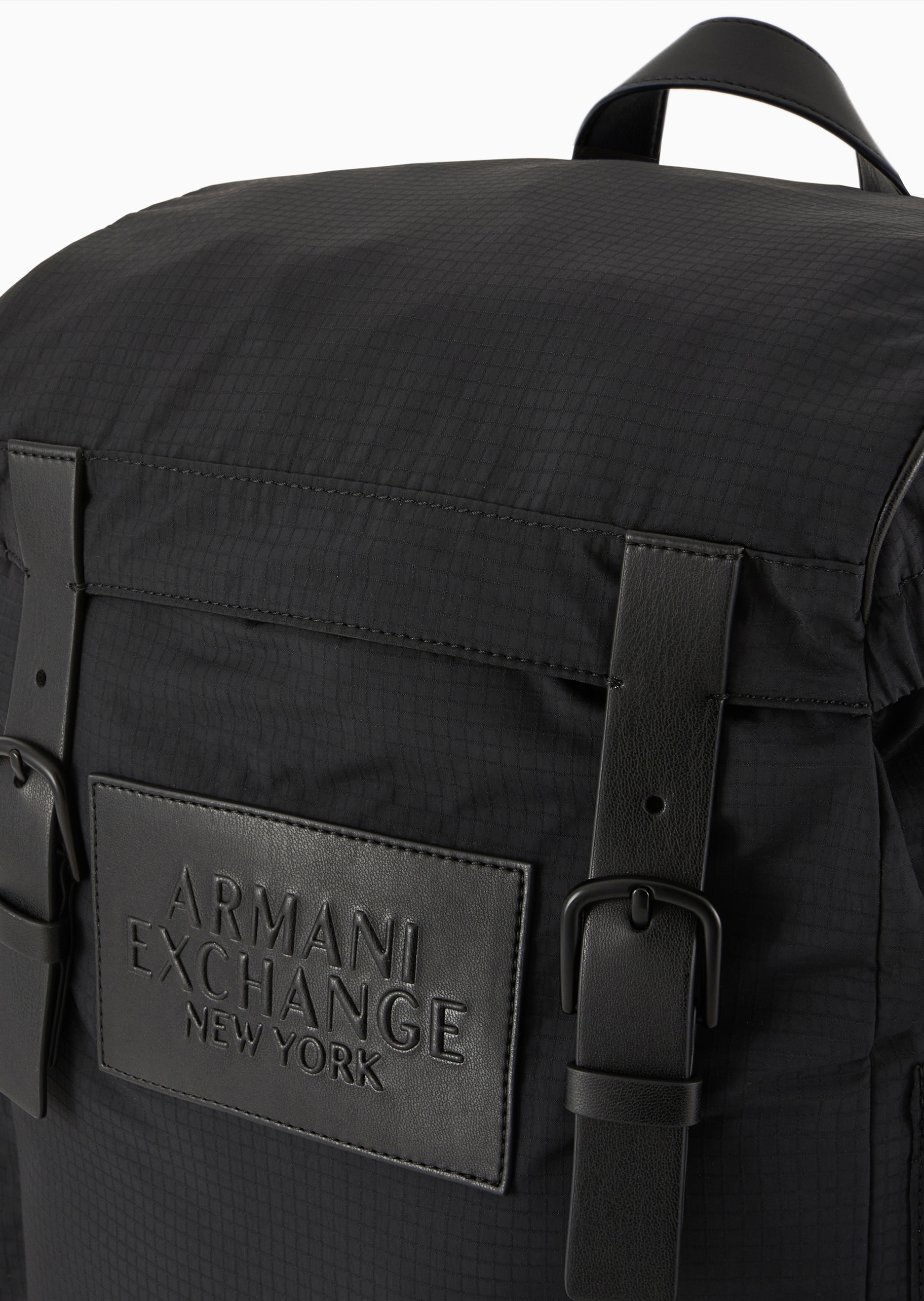 ARMANI EXCHANGE 男士大容量抽绳可调节肩带手提双肩包