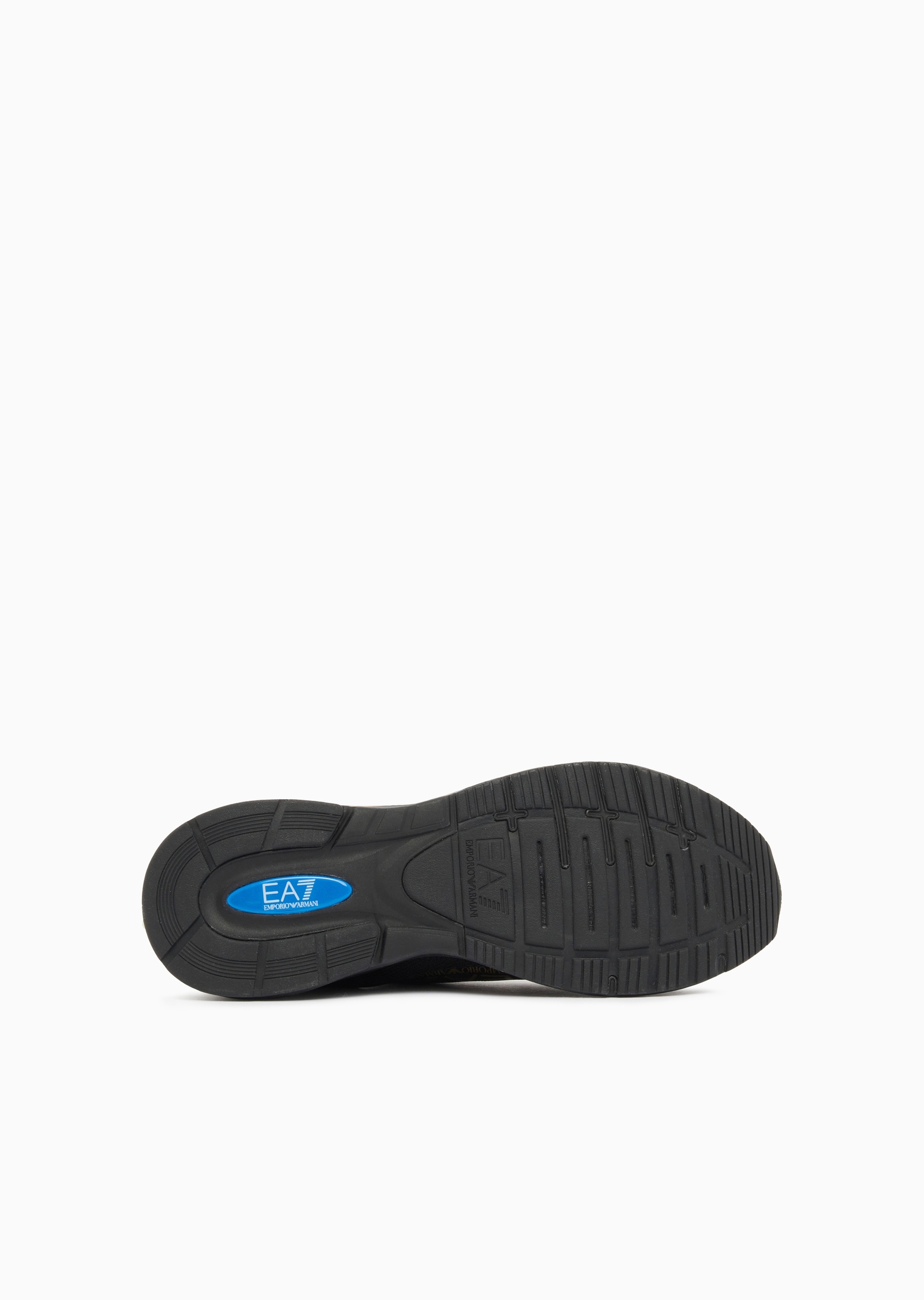 EA7 男女同款系带低帮网面撞色徽标运动鞋