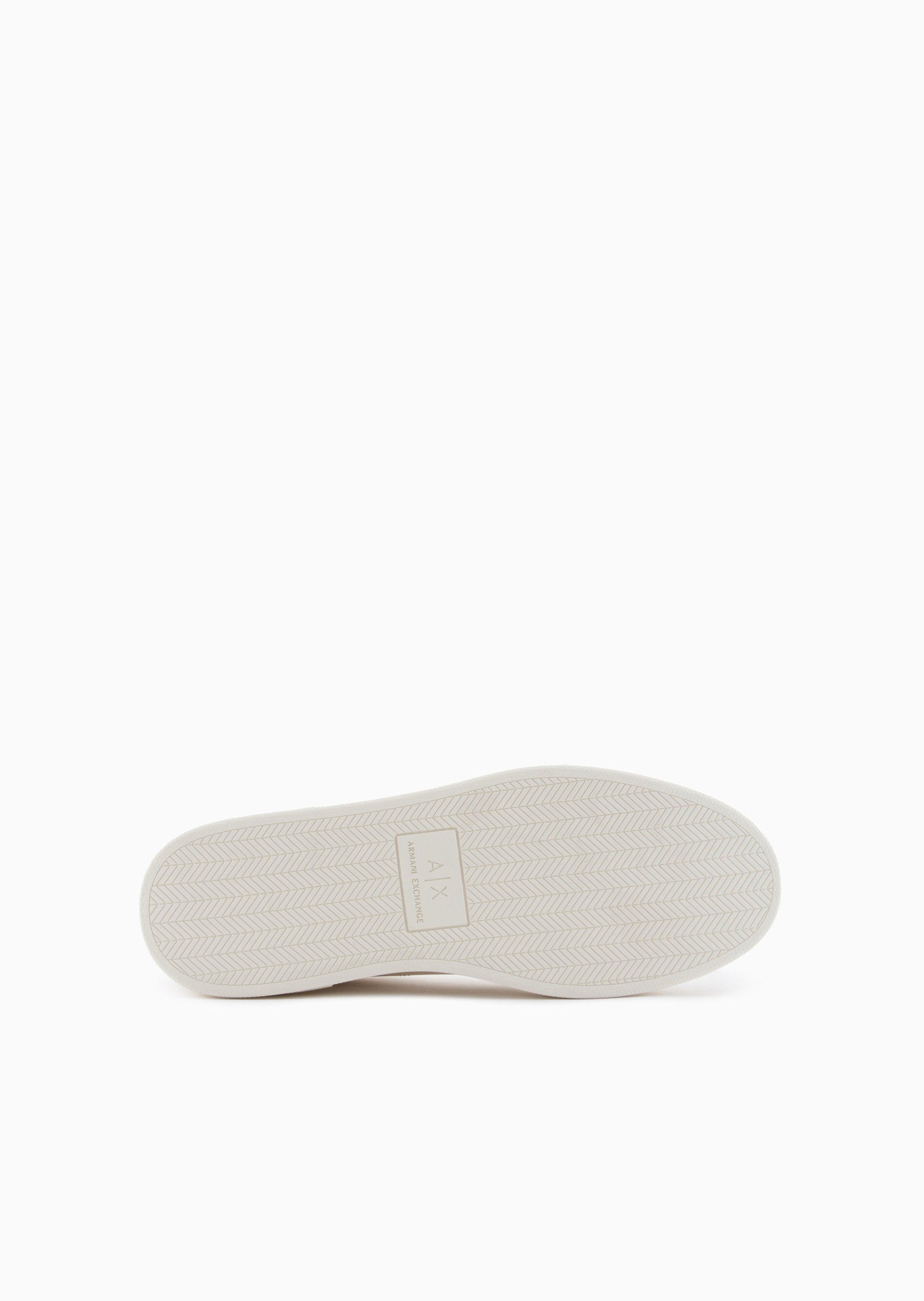 ARMANI EXCHANGE 男士系带低帮平底撞色条纹板鞋休闲运动鞋