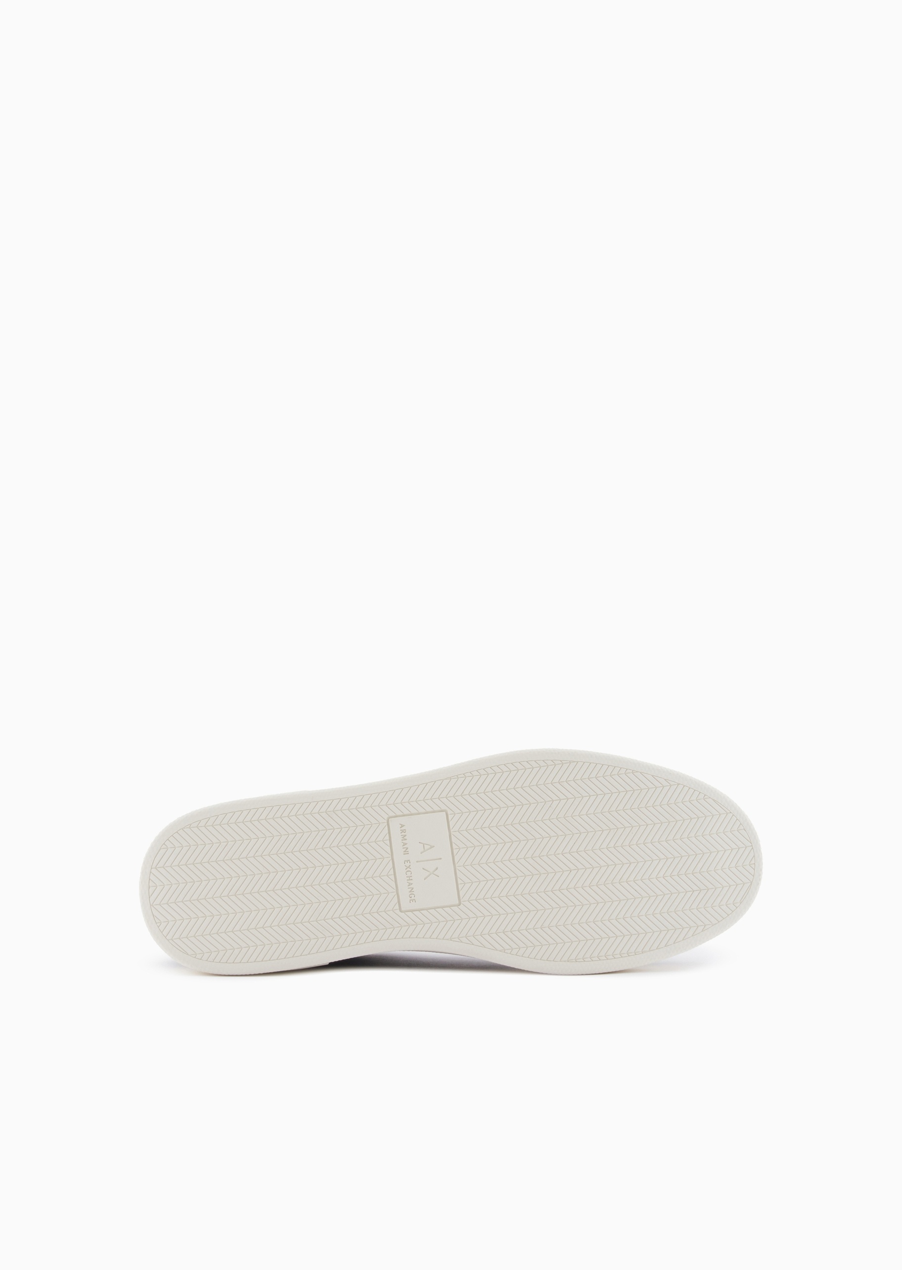 ARMANI EXCHANGE 男士系带低帮平底撞色条纹板鞋休闲运动鞋