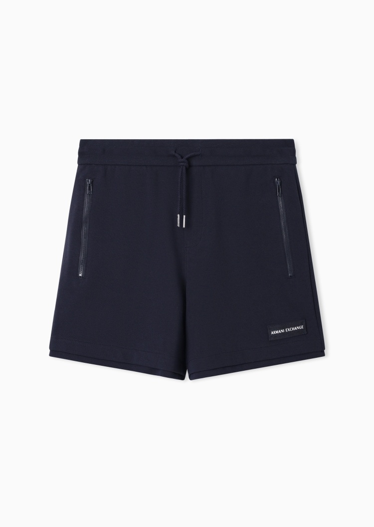 ARMANI EXCHANGE 男士系带直筒拉链口袋休闲运动短裤