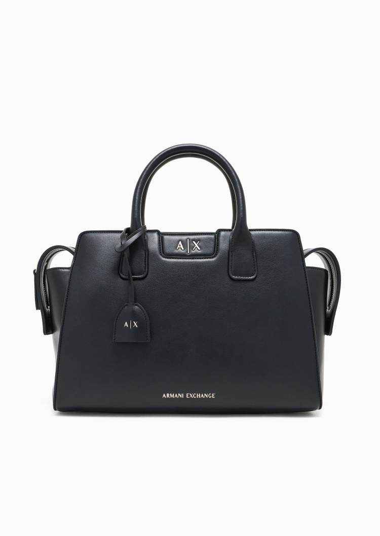 ARMANI EXCHANGE 女士拉链可拆肩带手提单肩斜挎托特包