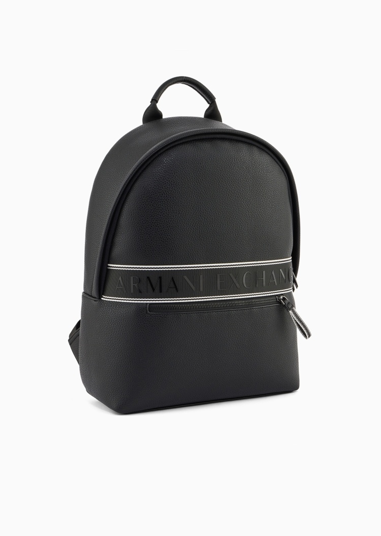 ARMANI EXCHANGE 男士拉链可调节撞色休闲手提双肩包