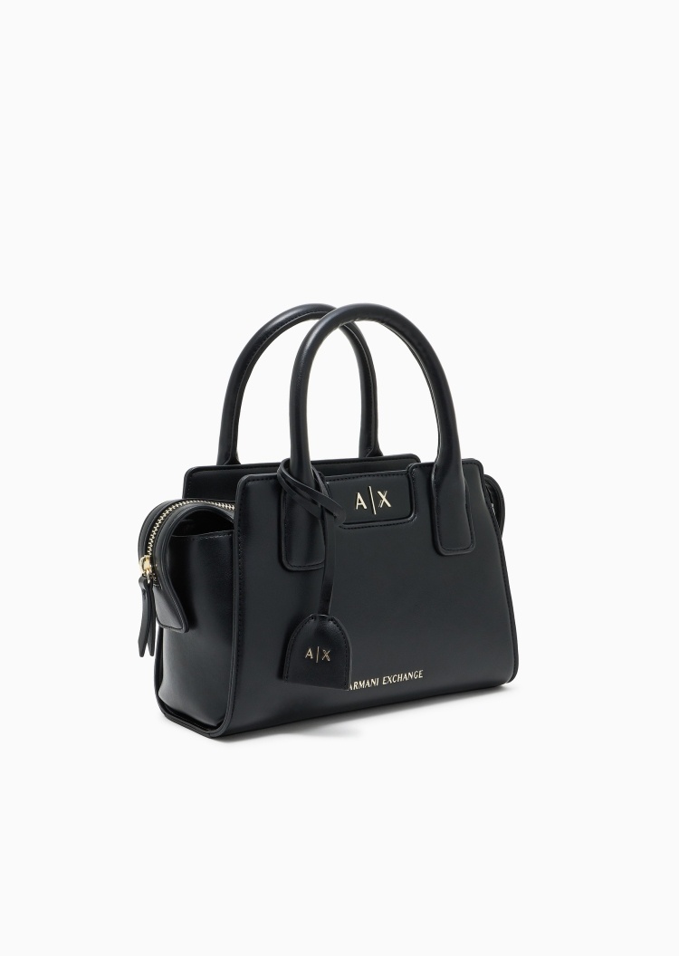 ARMANI EXCHANGE 女士拉链可拆肩带手提单肩斜挎托特包