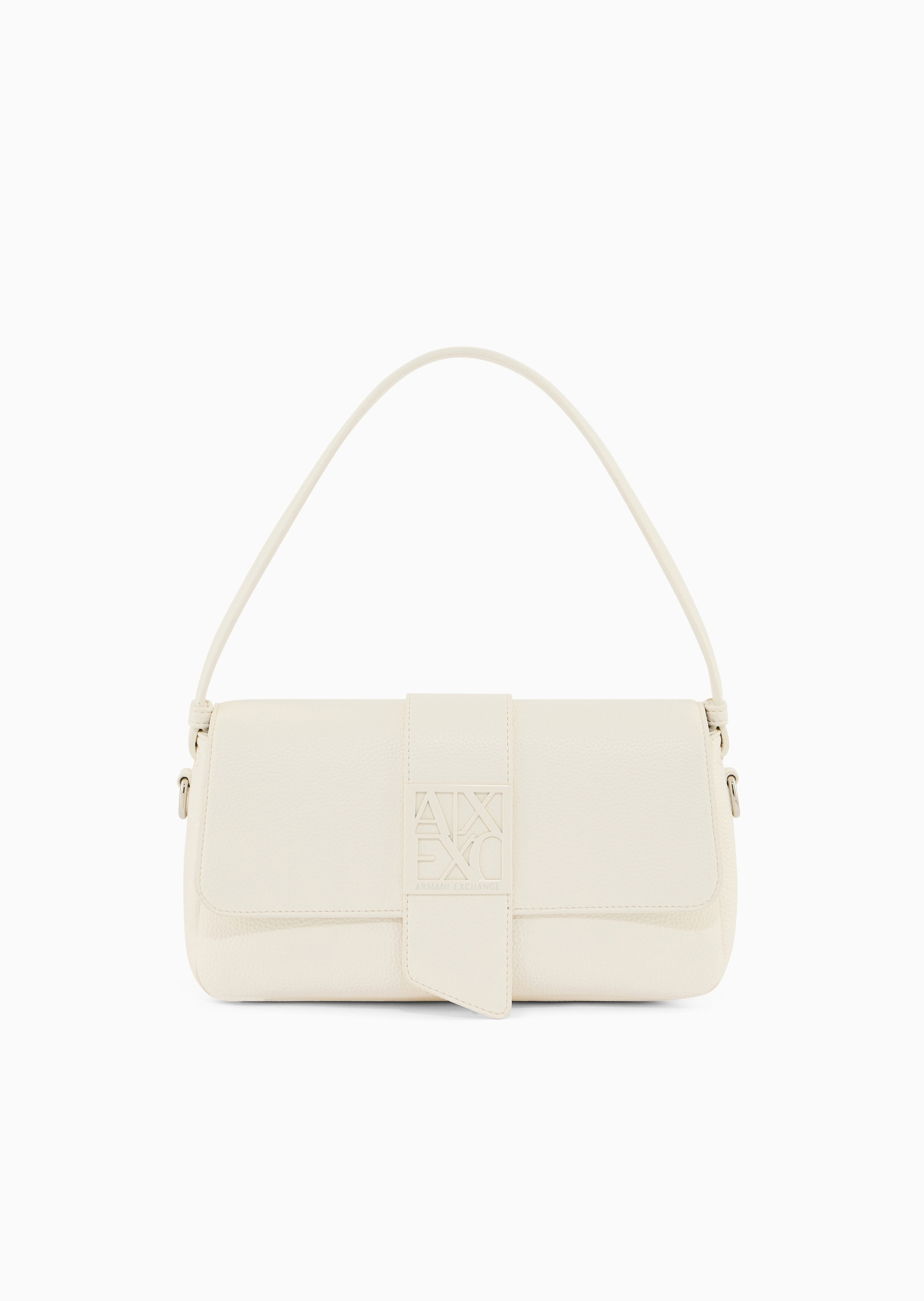 ARMANI EXCHANGE 女士翻盖梯形可拆肩带手提单肩斜挎包