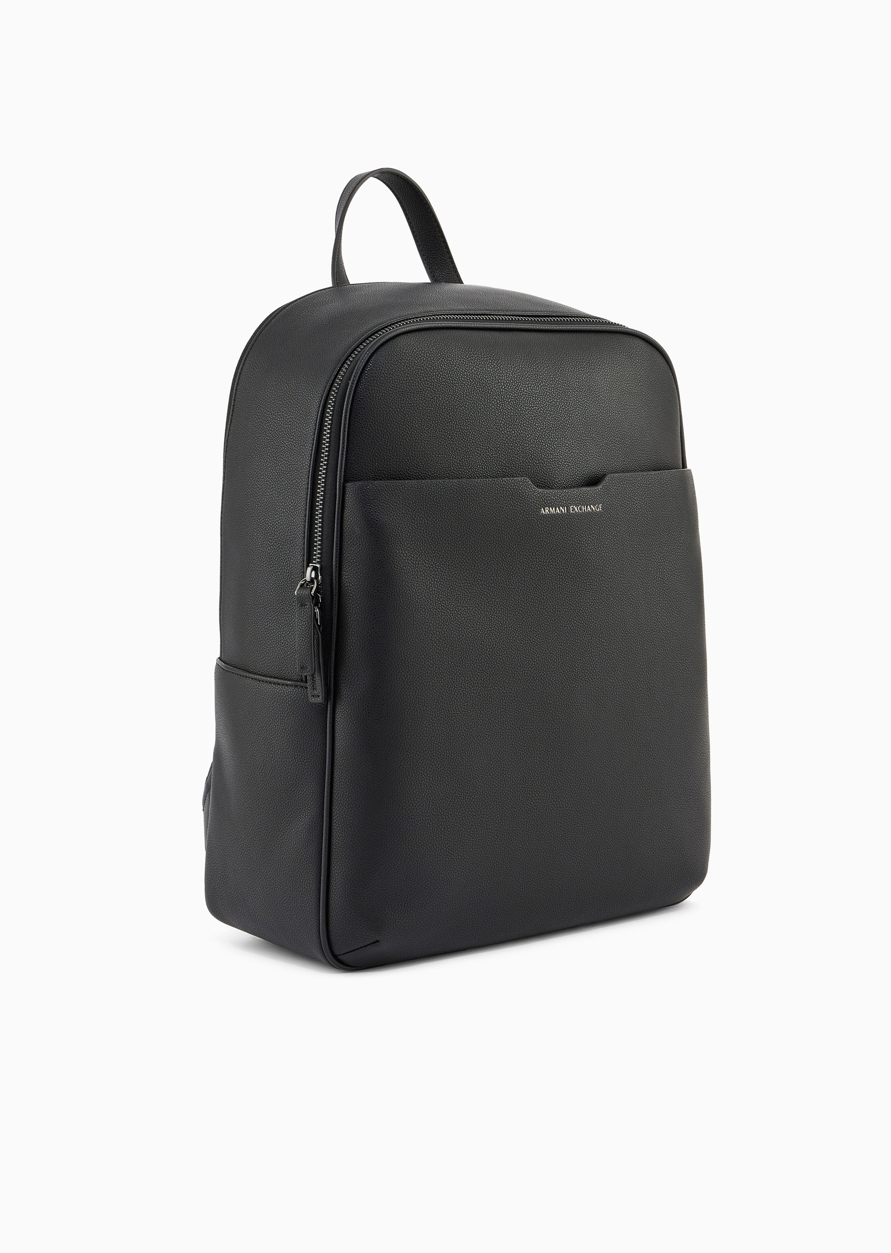 ARMANI EXCHANGE 男士拉链长方形可调节商务通勤手提双肩包