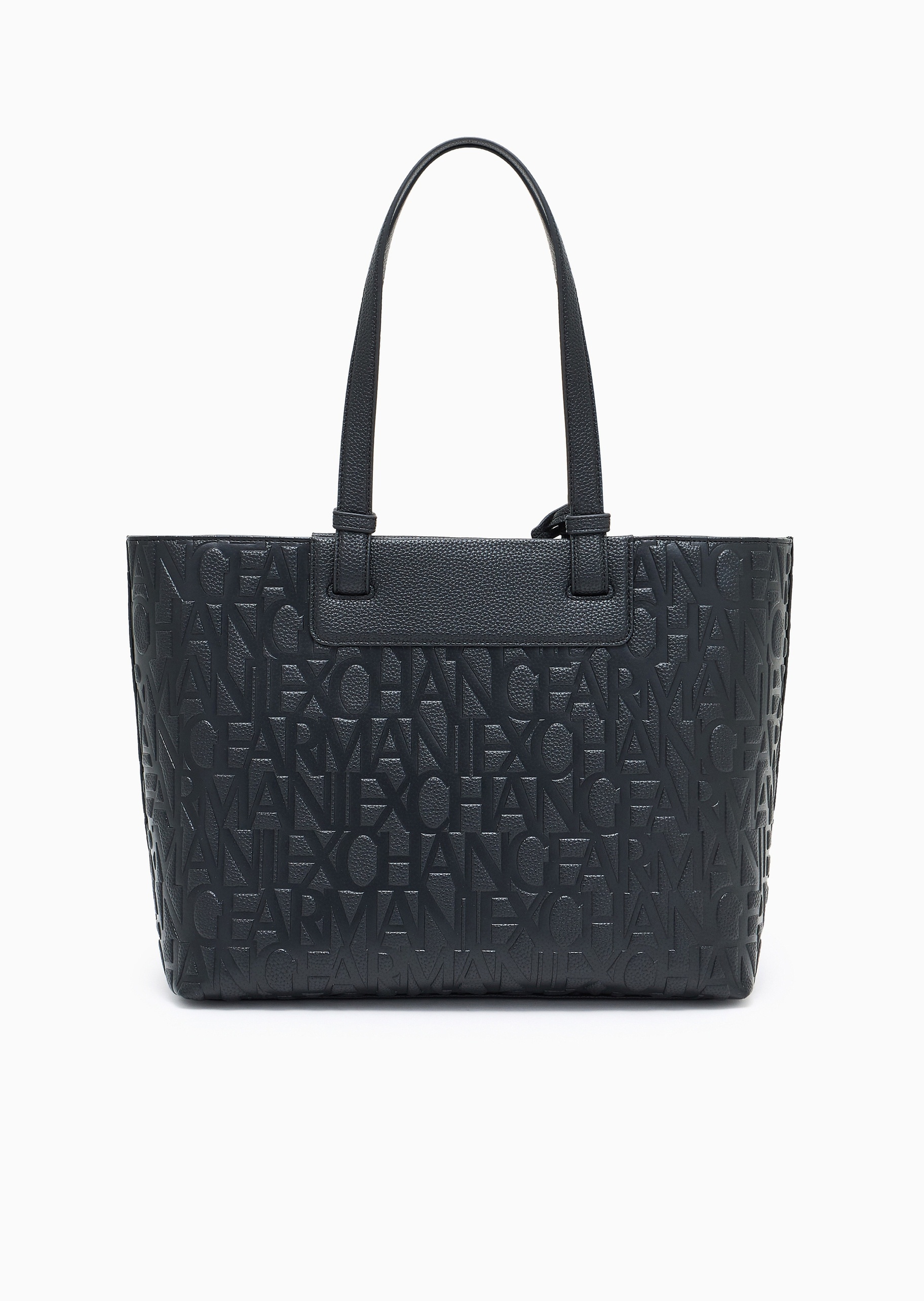 ARMANI EXCHANGE 女士拉链压花商务通勤手提单肩托特包