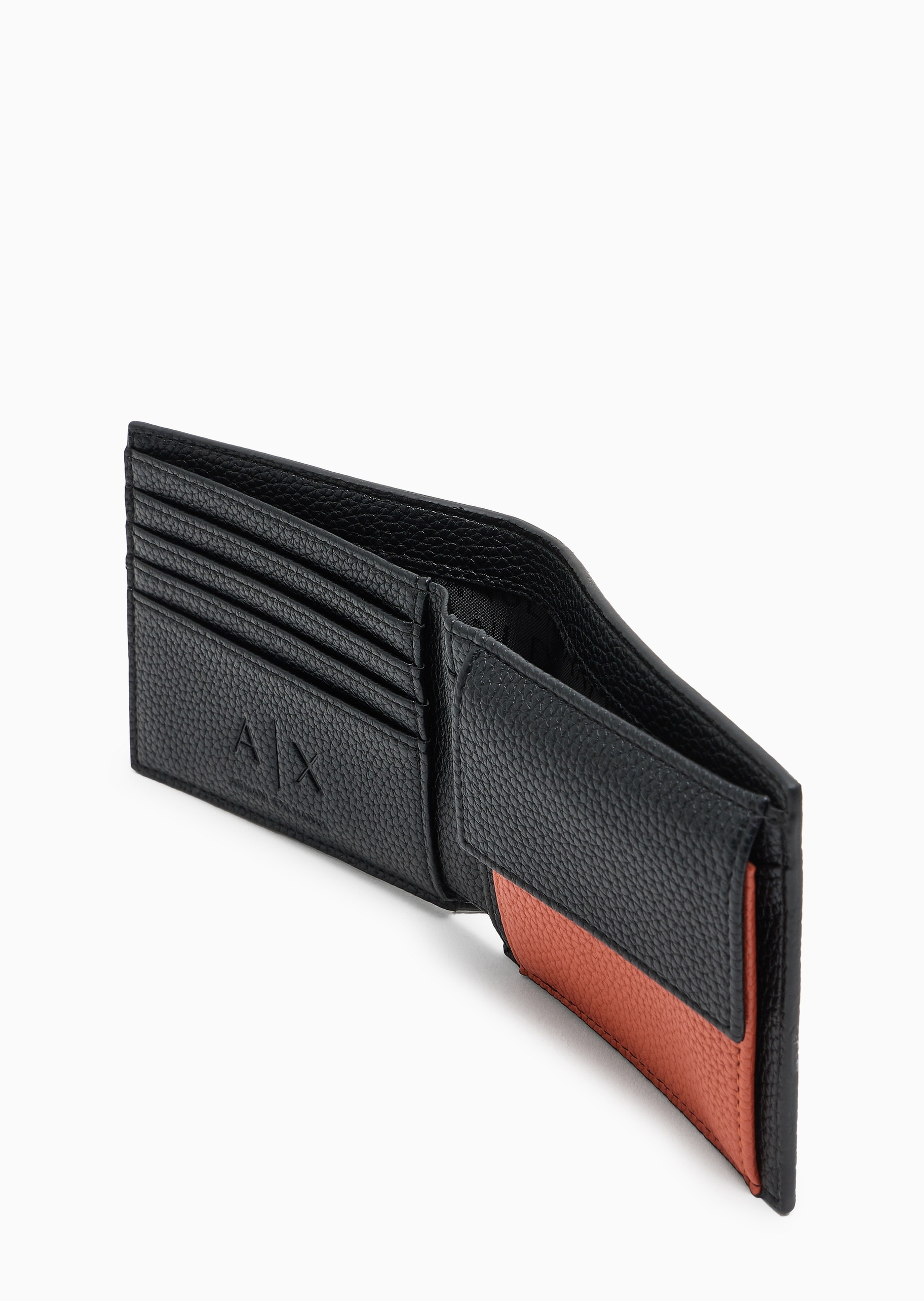 ARMANI EXCHANGE 男士对折短款多卡位商务手拿钱包