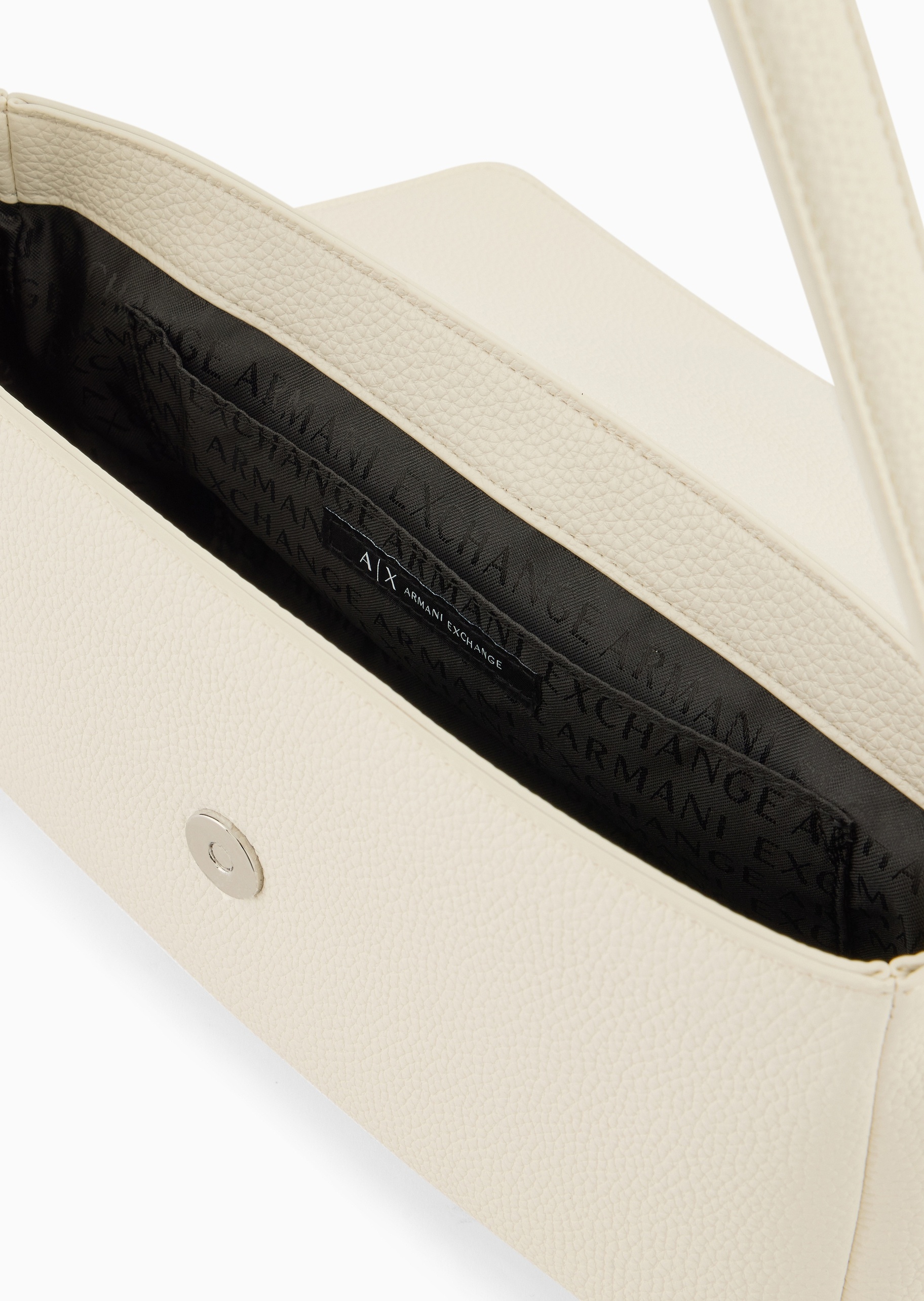 ARMANI EXCHANGE 女士翻盖梯形可拆肩带手提单肩斜挎包