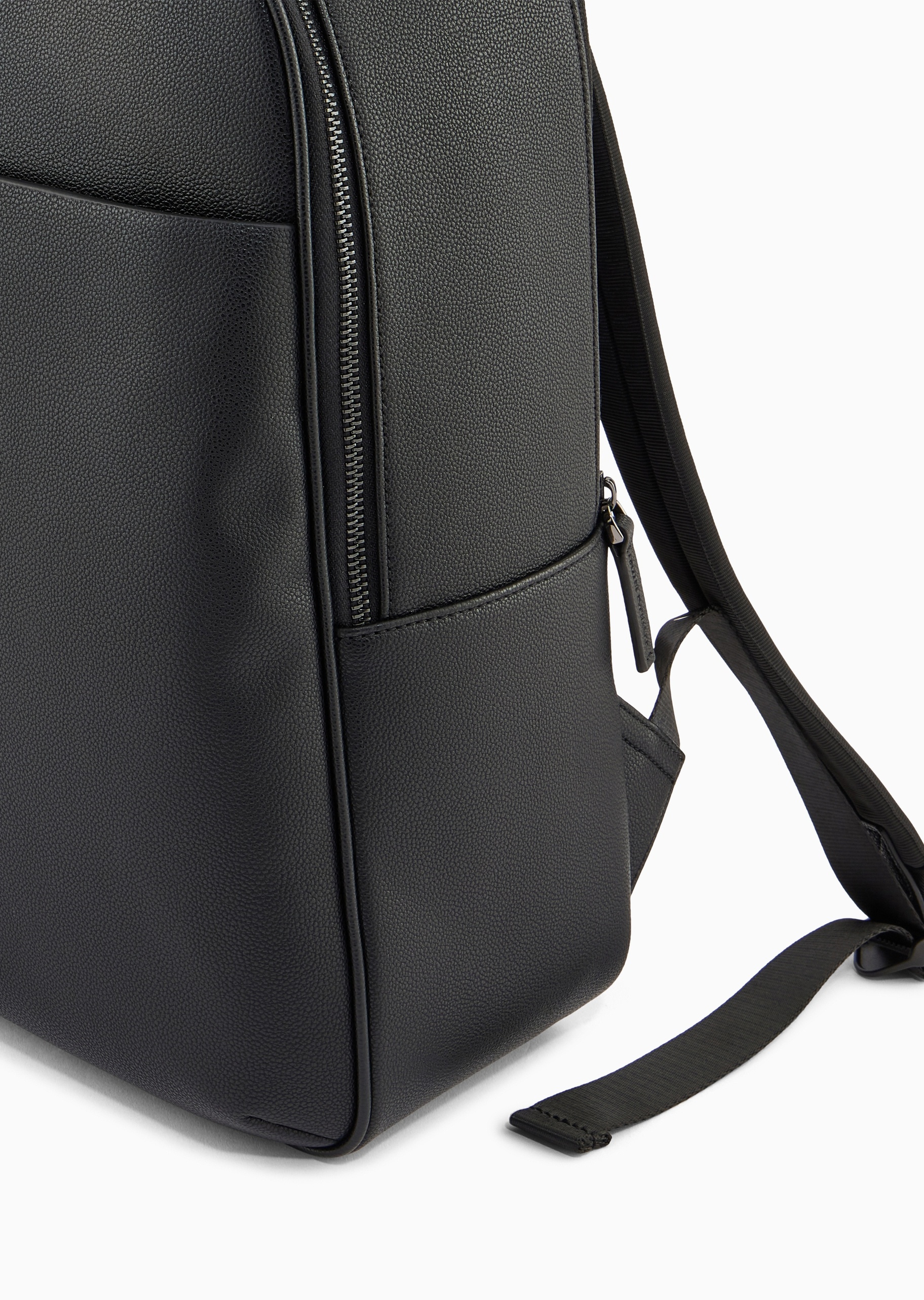 ARMANI EXCHANGE 男士拉链长方形可调节商务通勤手提双肩包