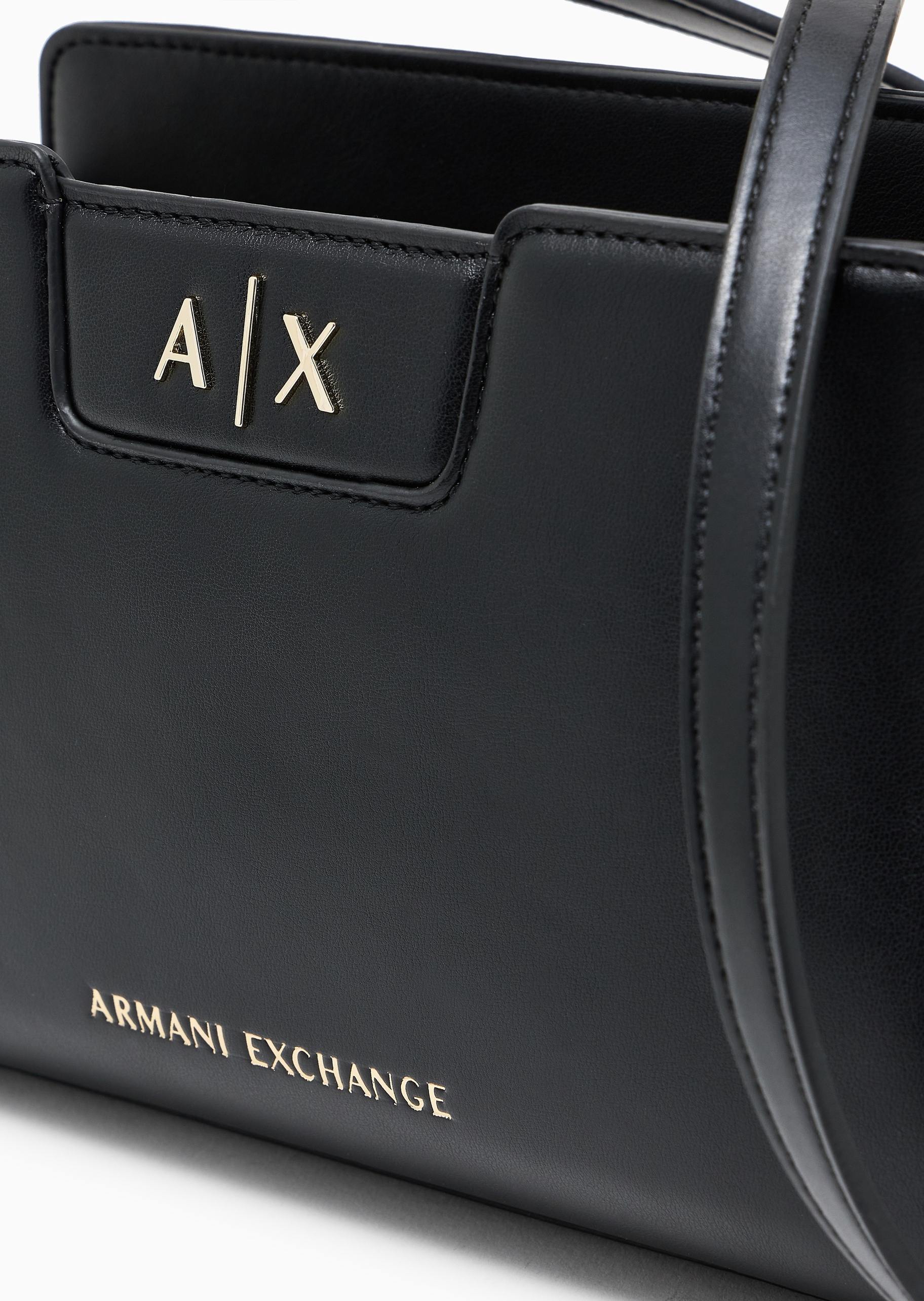 ARMANI EXCHANGE 女士拉链梯形针扣调节肩带休闲单肩斜挎包