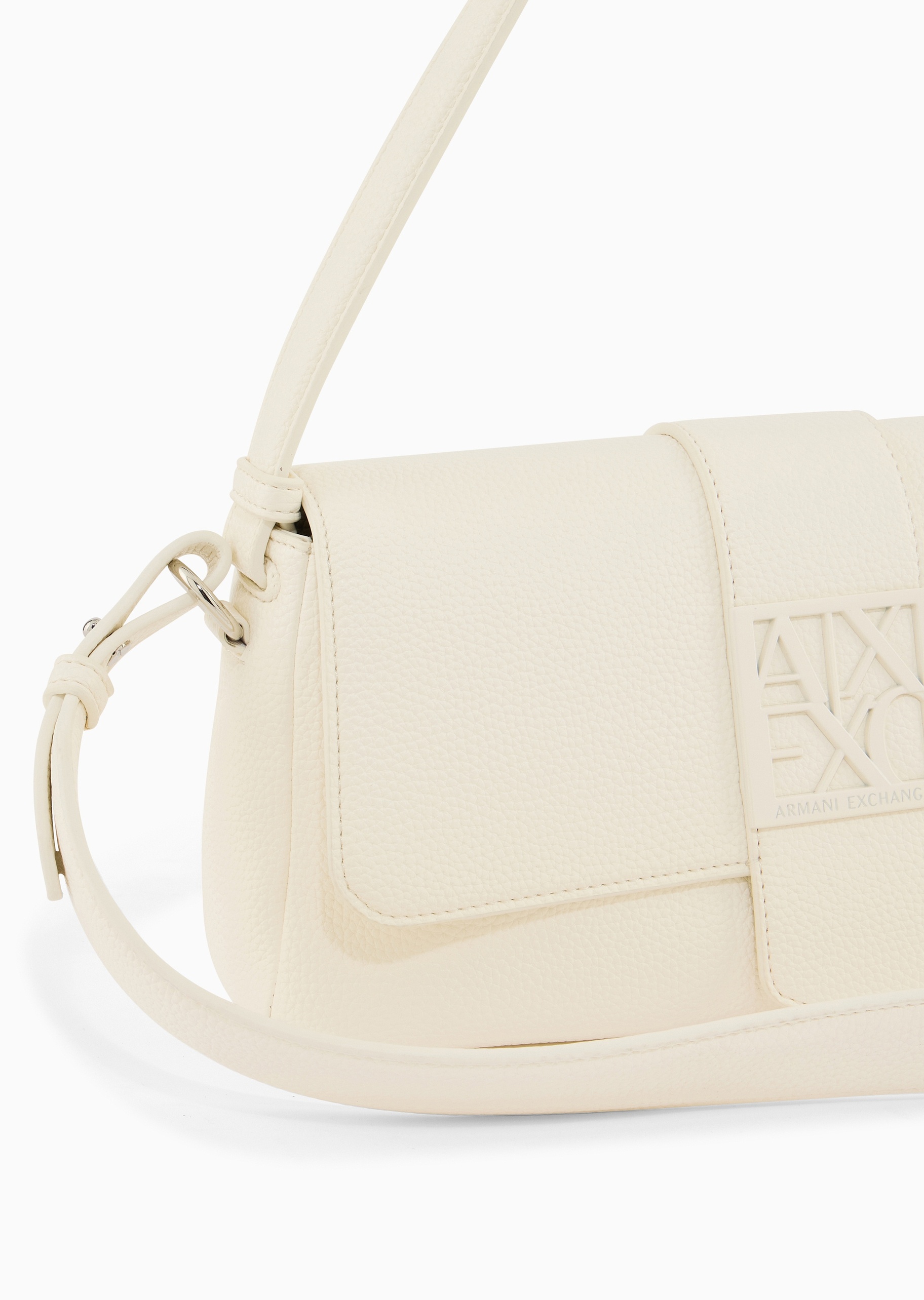 ARMANI EXCHANGE 女士翻盖梯形可拆肩带手提单肩斜挎包