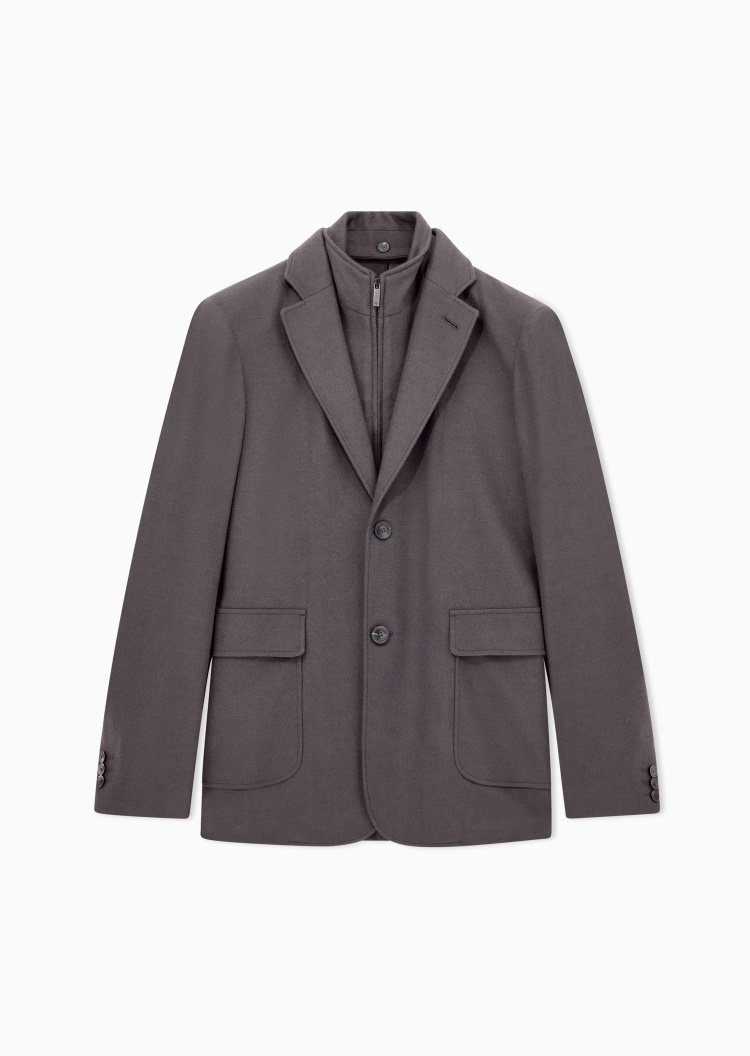 Emporio Armani 男士平驳领商务绅士风休闲西服西装外套