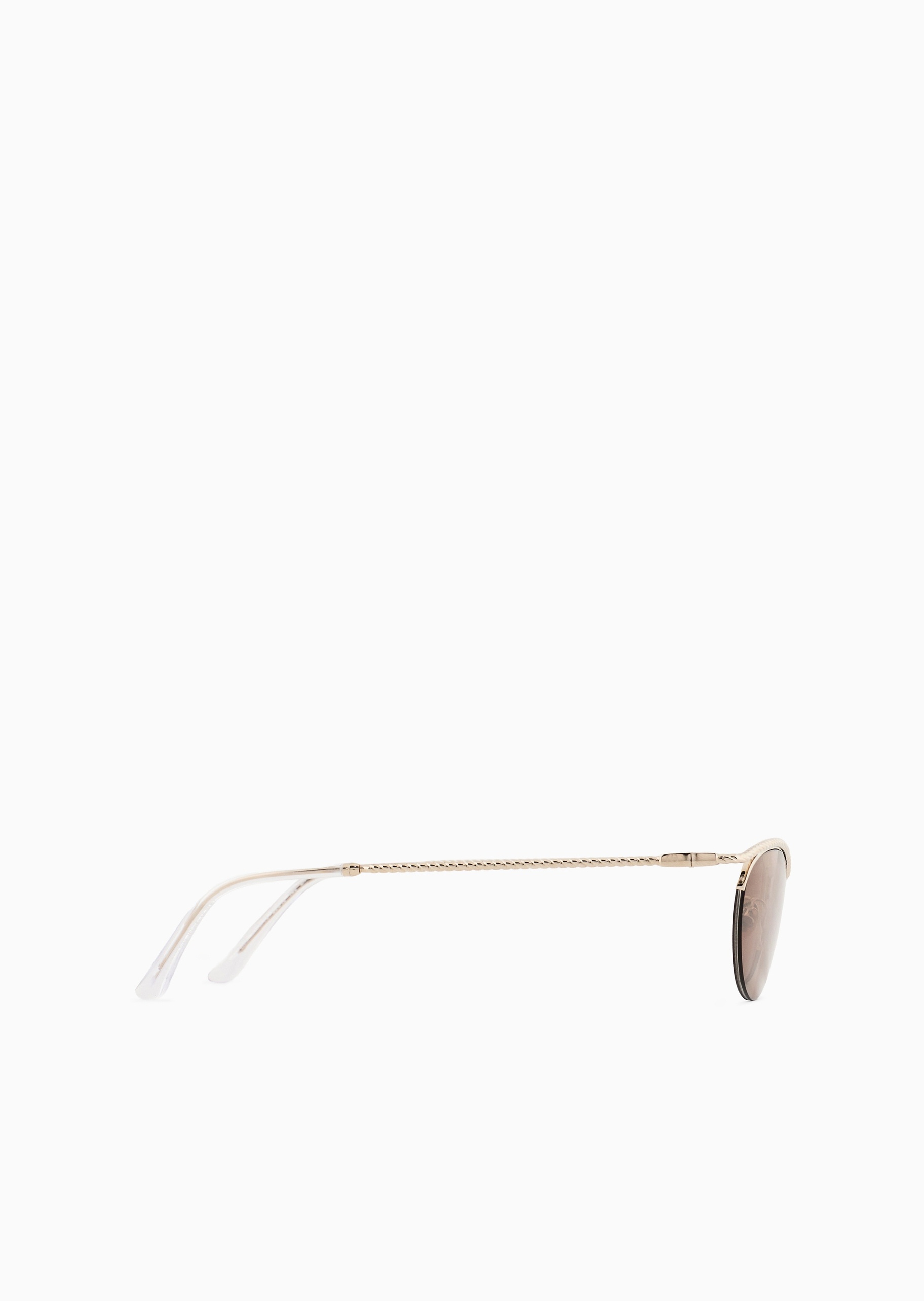 Giorgio Armani 女士蝴蝶形编织纹理时尚太阳眼镜