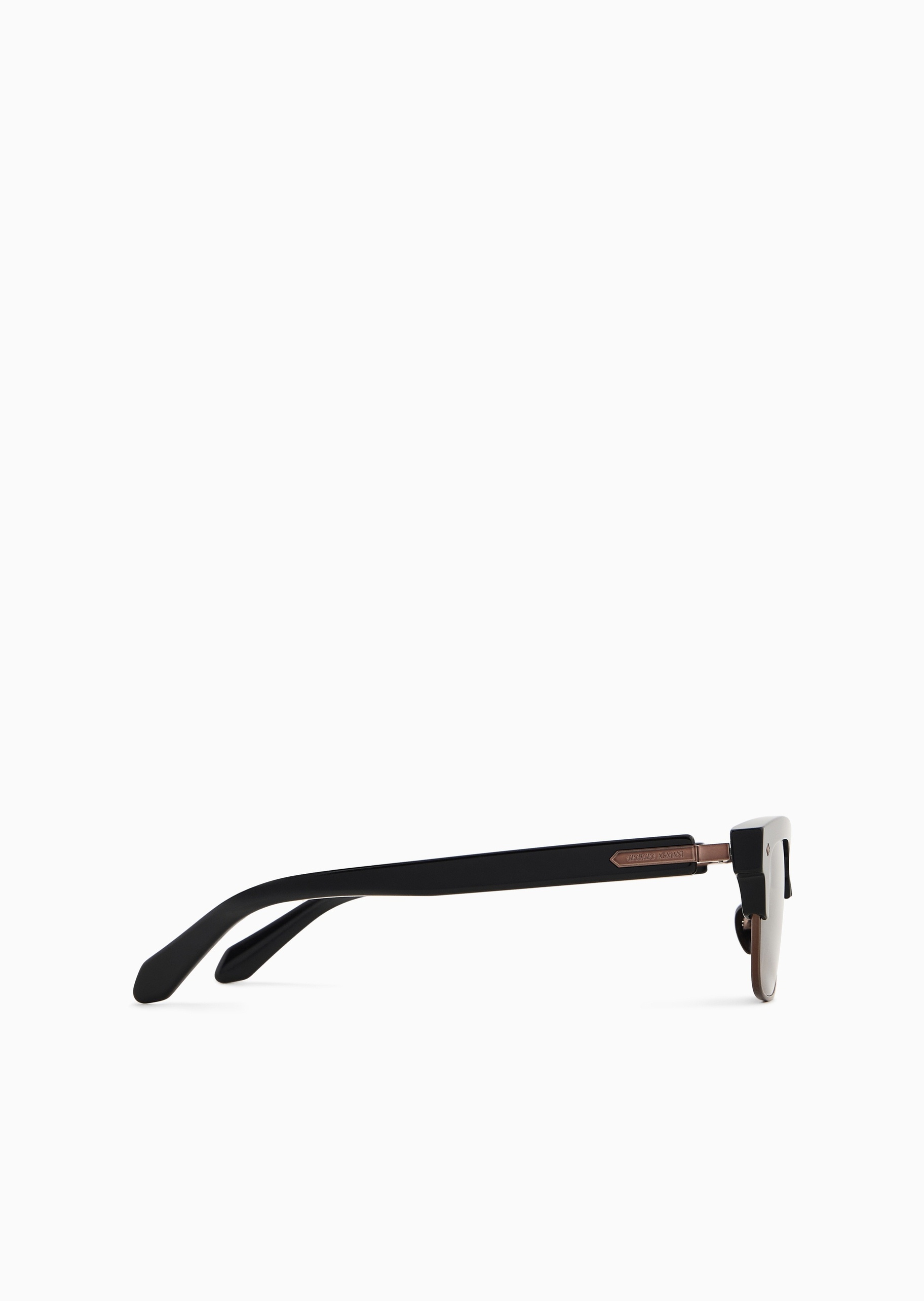 Giorgio Armani 男士半边矩形时尚潮流遮阳太阳眼镜