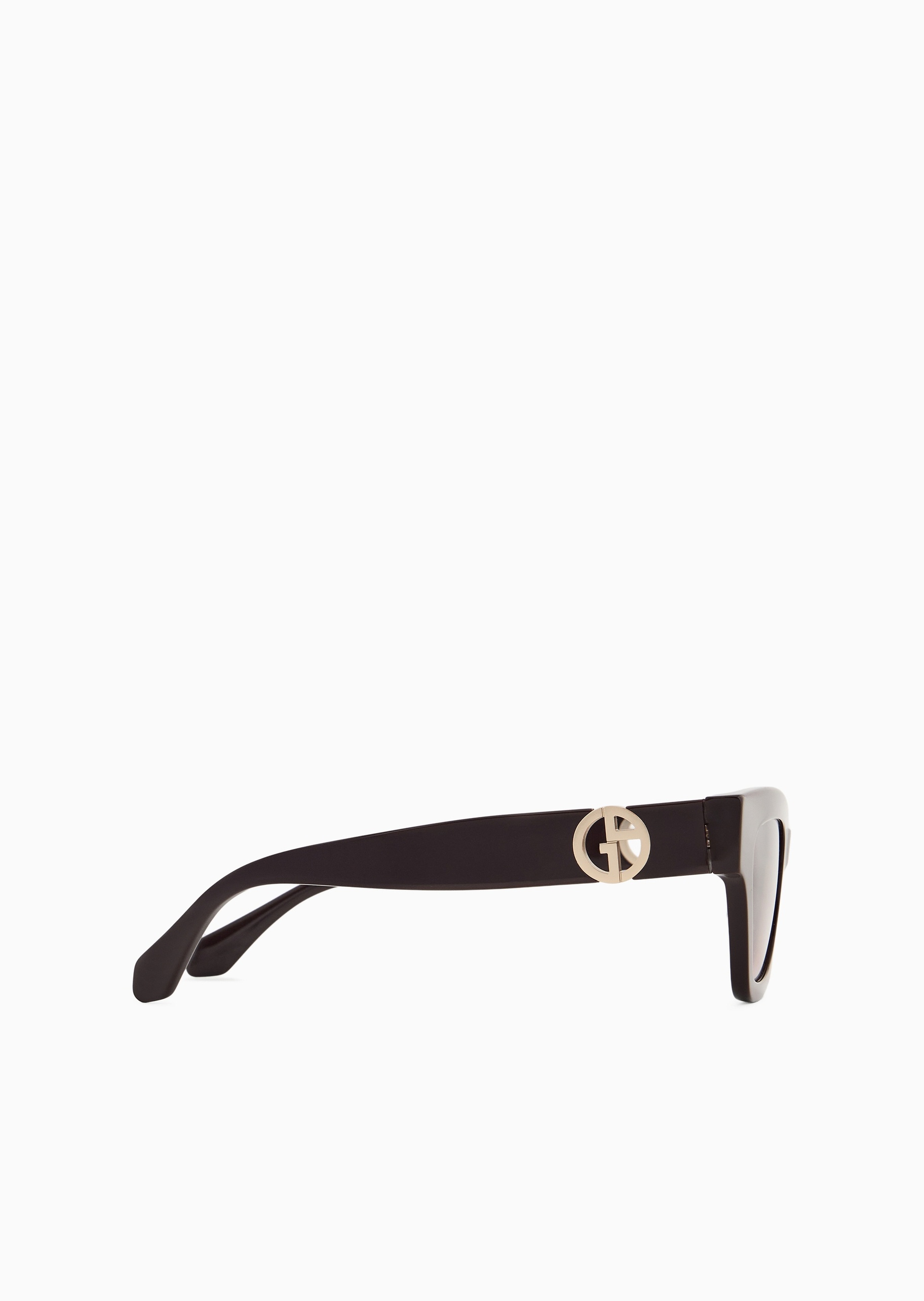 Giorgio Armani 女士猫眼形粗框镂空镜腿渐变镜片太阳眼镜