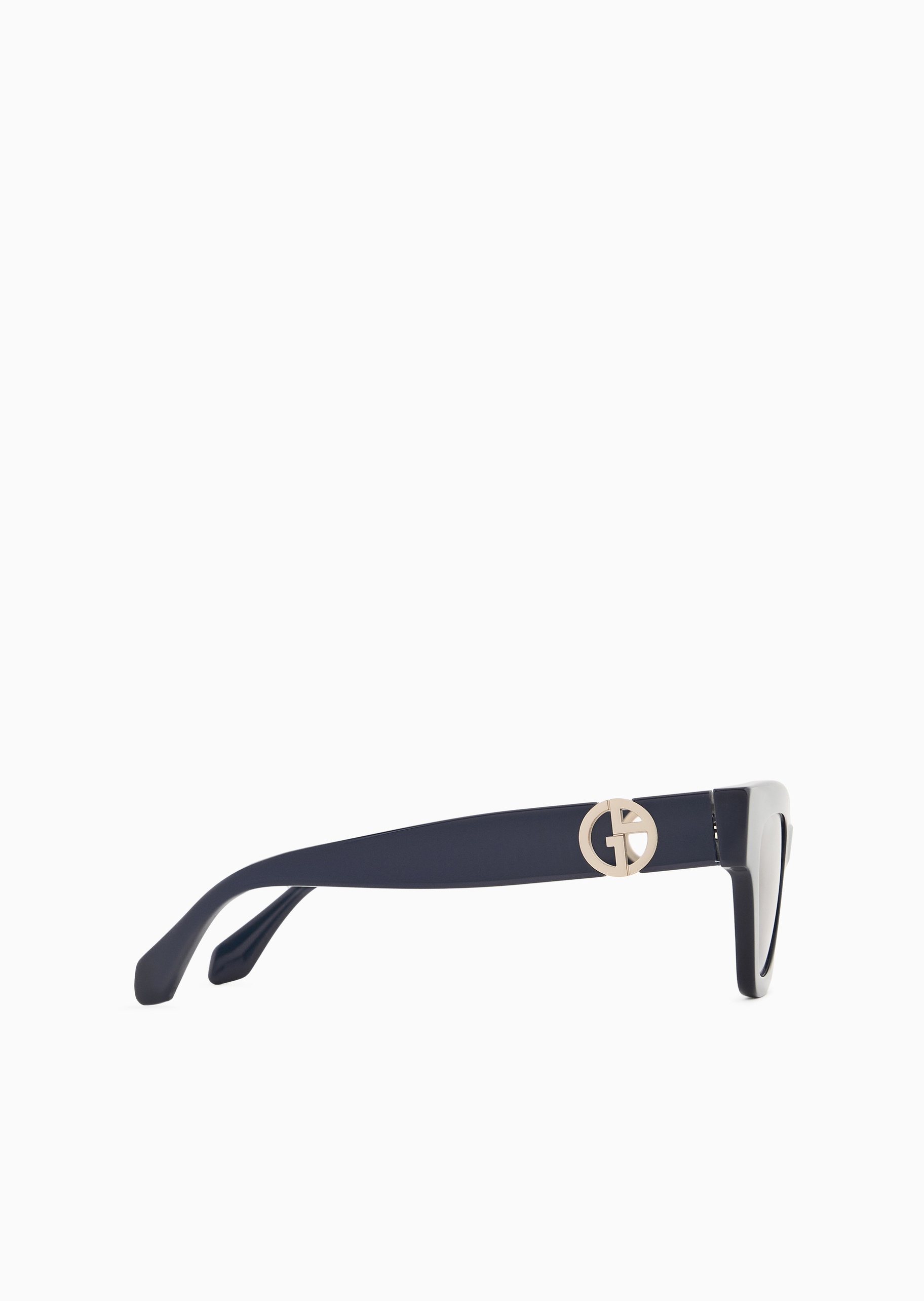 Giorgio Armani 女士猫眼形粗框镂空镜腿渐变镜片太阳眼镜