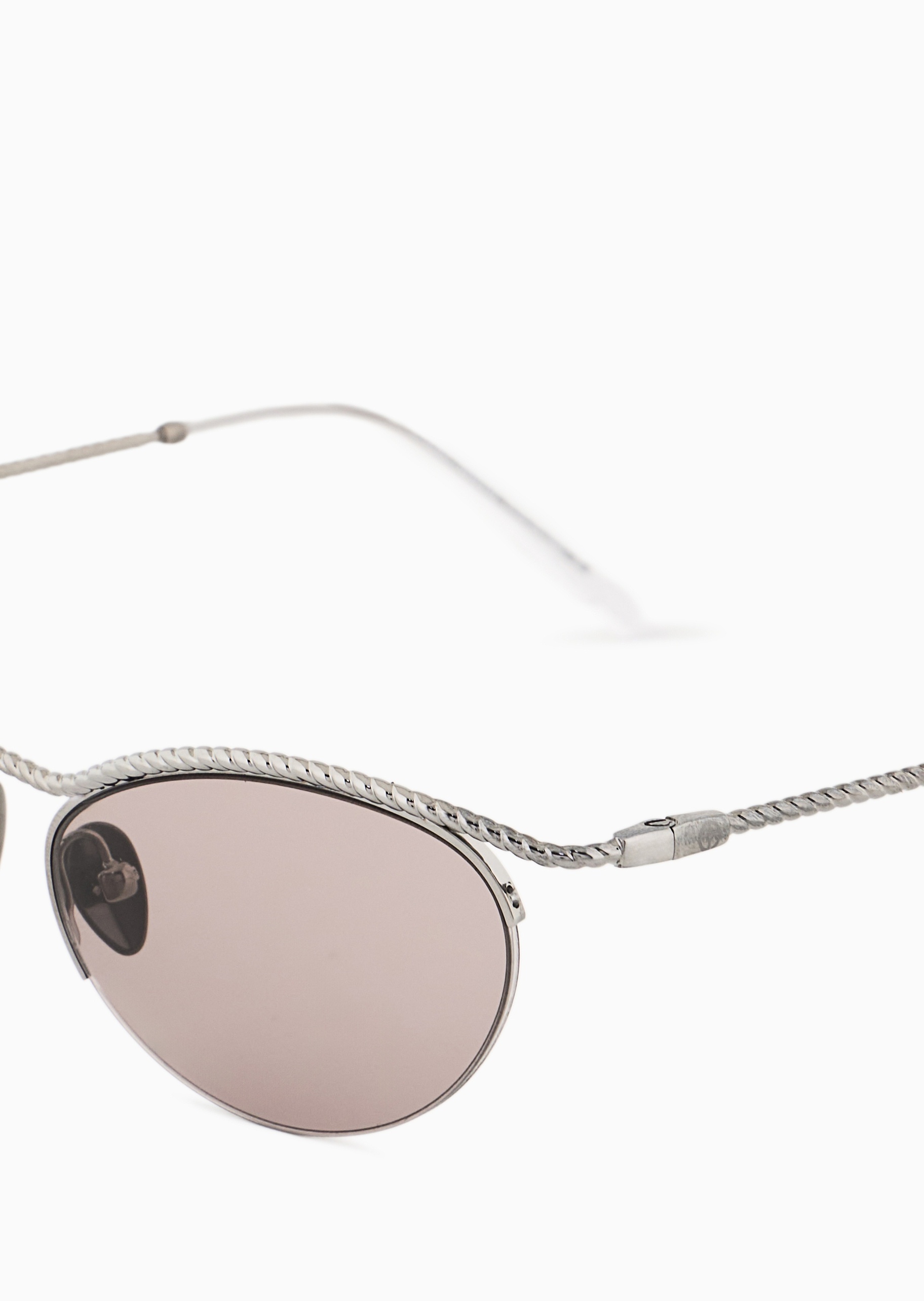 Giorgio Armani 女士蝴蝶形编织纹理时尚太阳眼镜