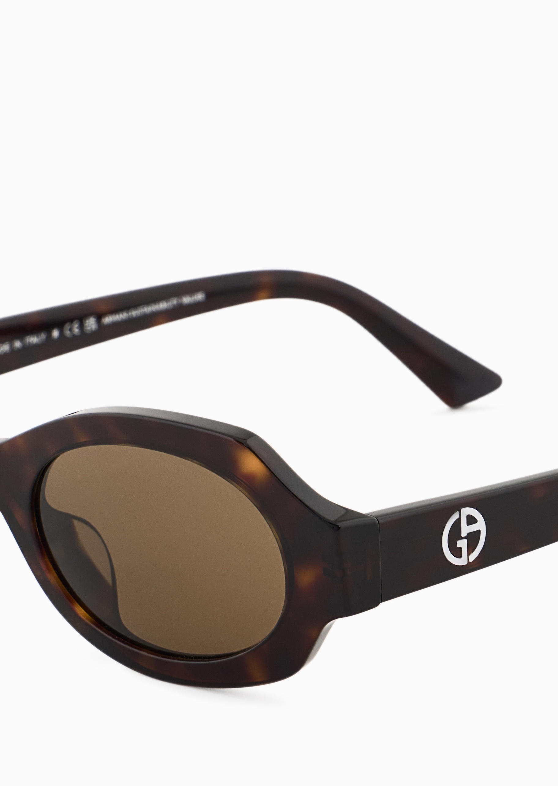 Giorgio Armani 女士不规则形粗框休闲遮阳太阳眼镜