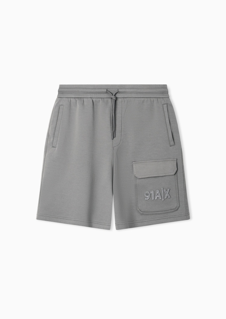 ARMANI EXCHANGE 男士系带直筒工装运动老钱风短裤