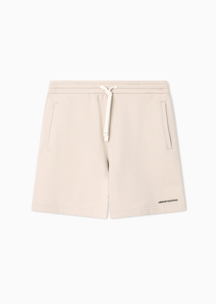 ARMANI EXCHANGE 男士纯棉系带直筒运动老钱风短裤