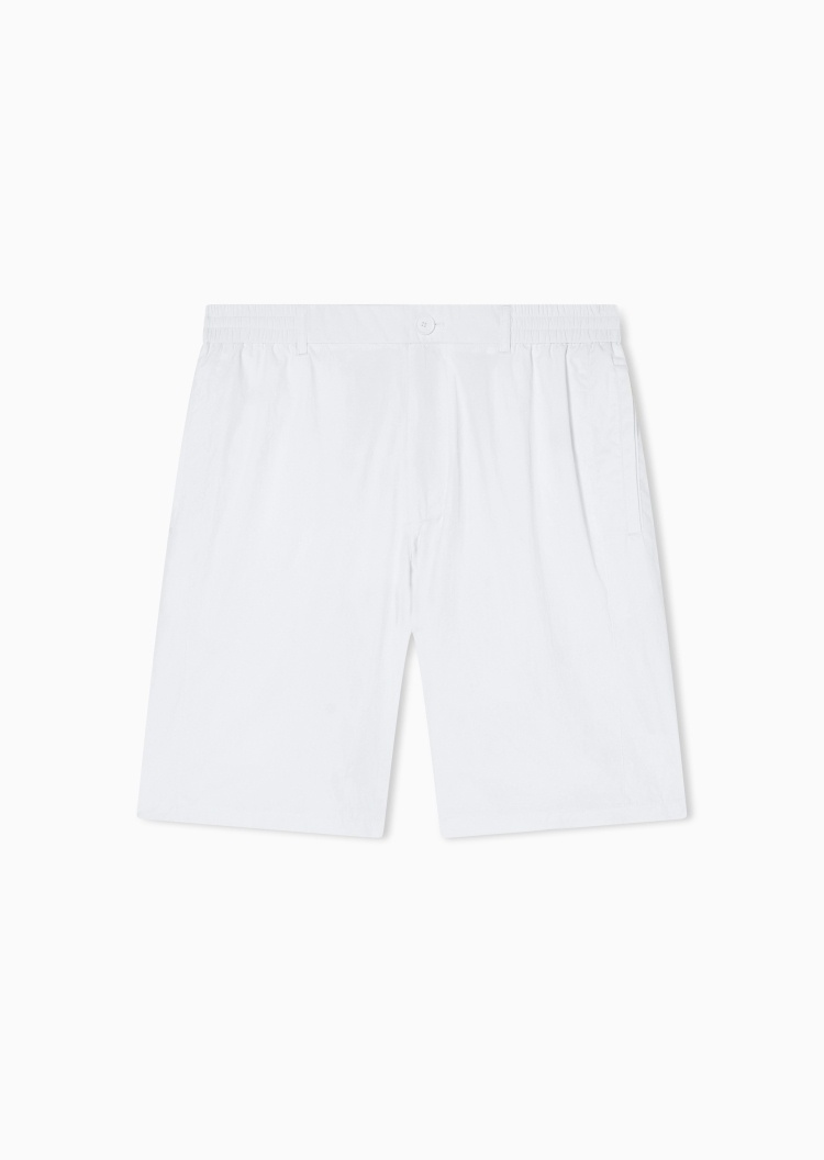 ARMANI EXCHANGE 男士直筒老钱风纯色休闲都市短裤