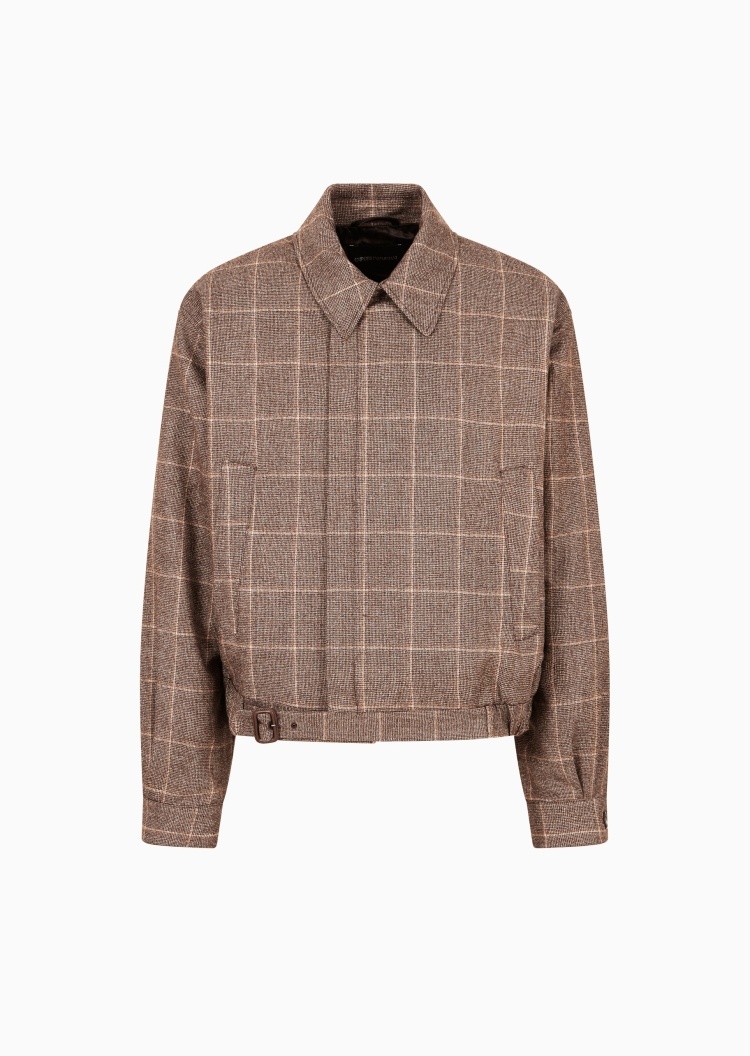 Emporio Armani 易烊千玺同款男士秀场同款衬衫式夹克外套