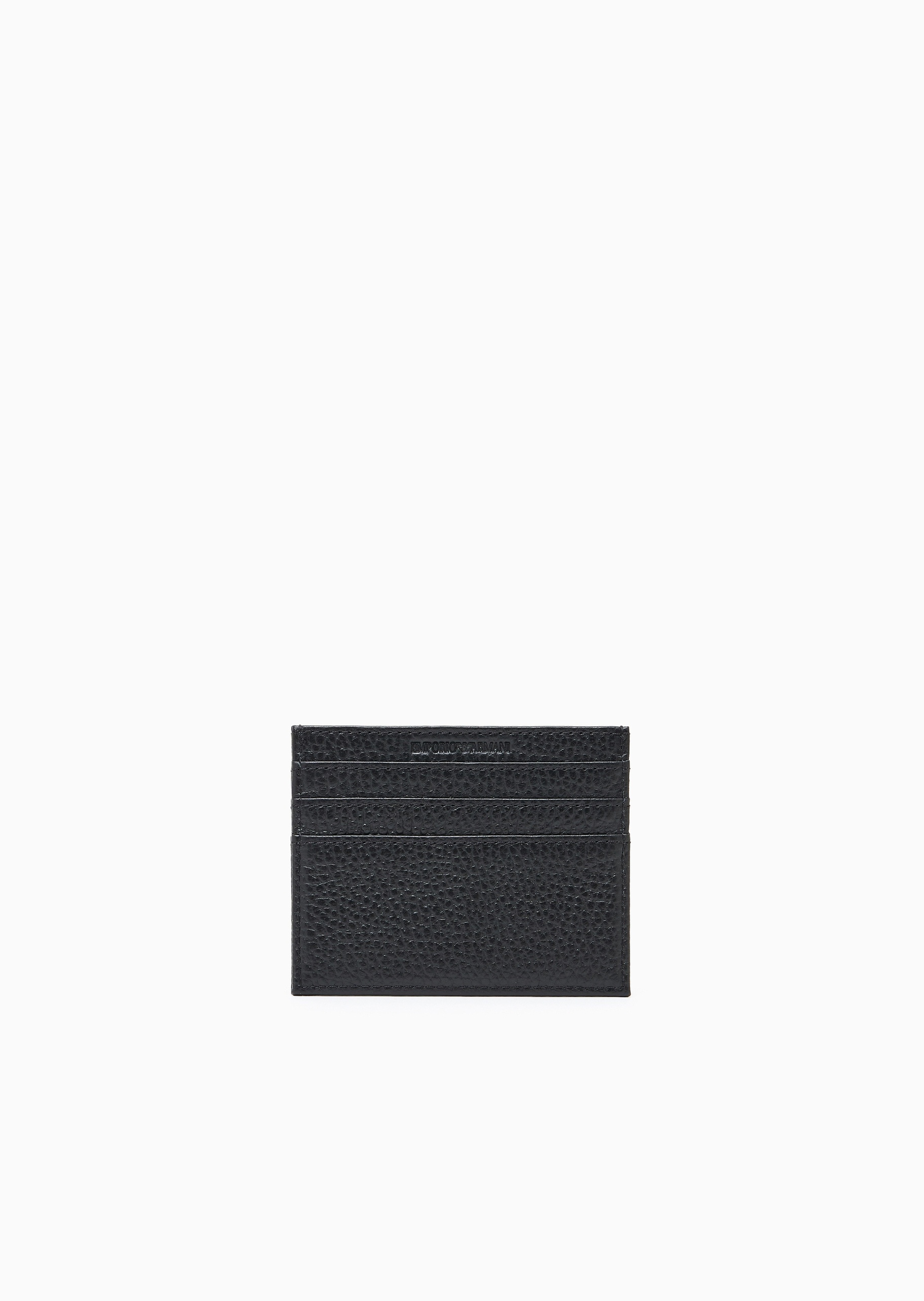 Emporio Armani 男士牛皮革针扣腰带卡夹小皮具套装