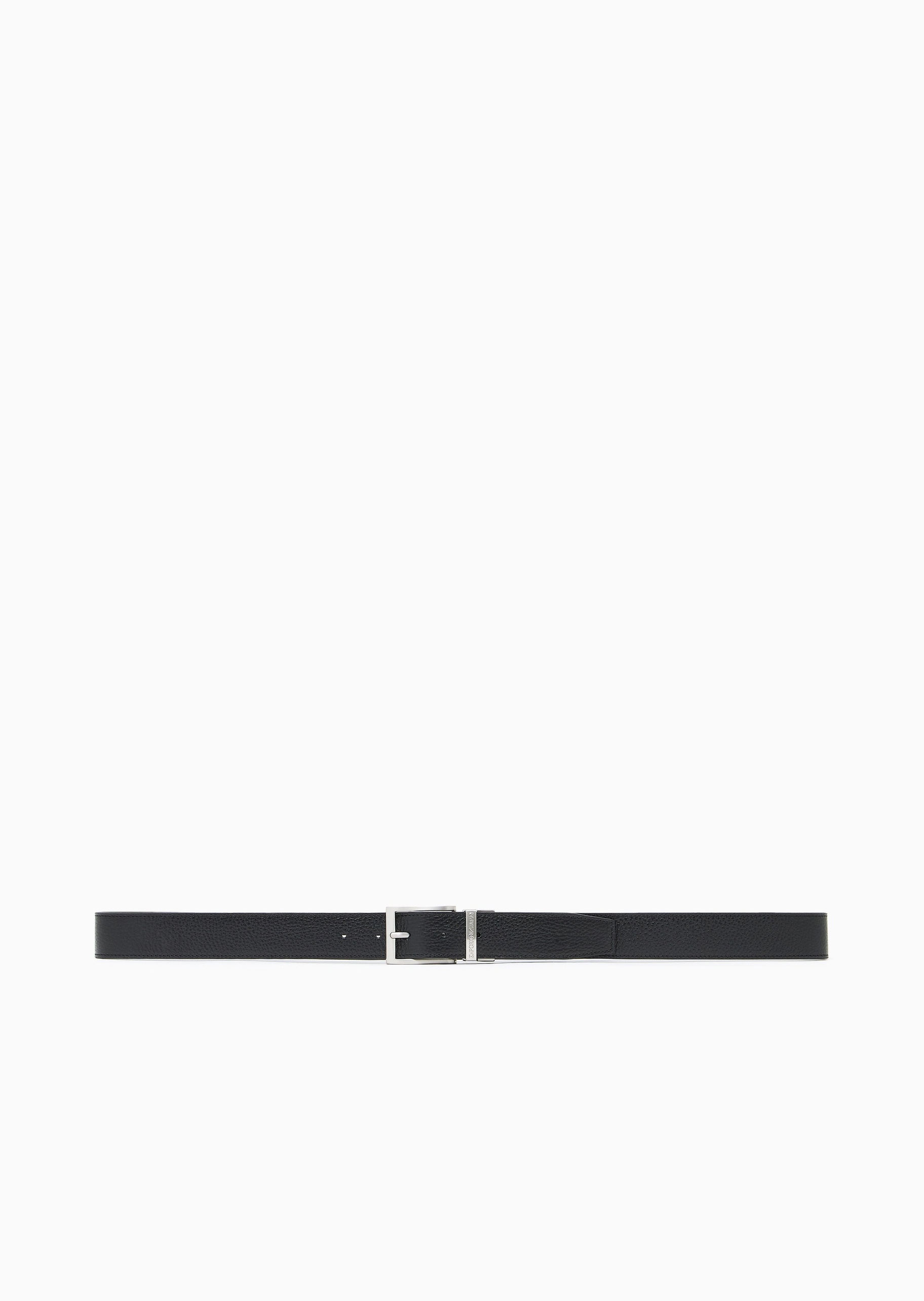Emporio Armani 男士牛皮革针扣腰带卡夹小皮具套装