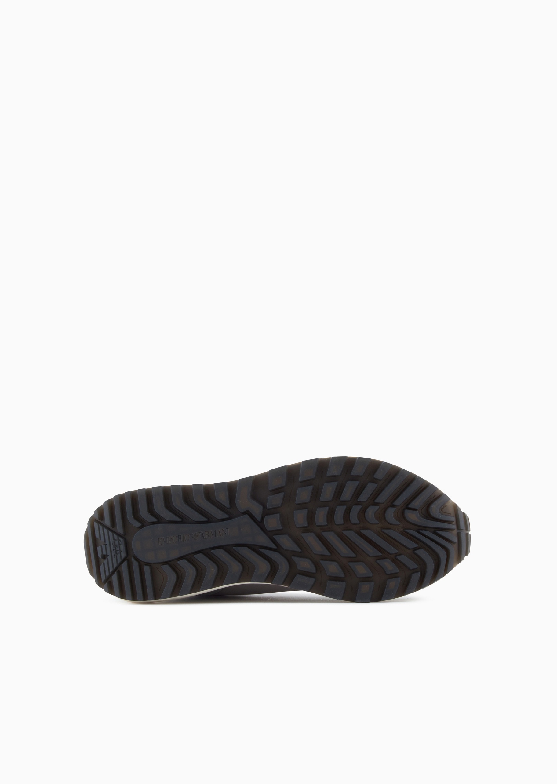 Emporio Armani 男士系带低帮波状鹰标运动休闲鞋