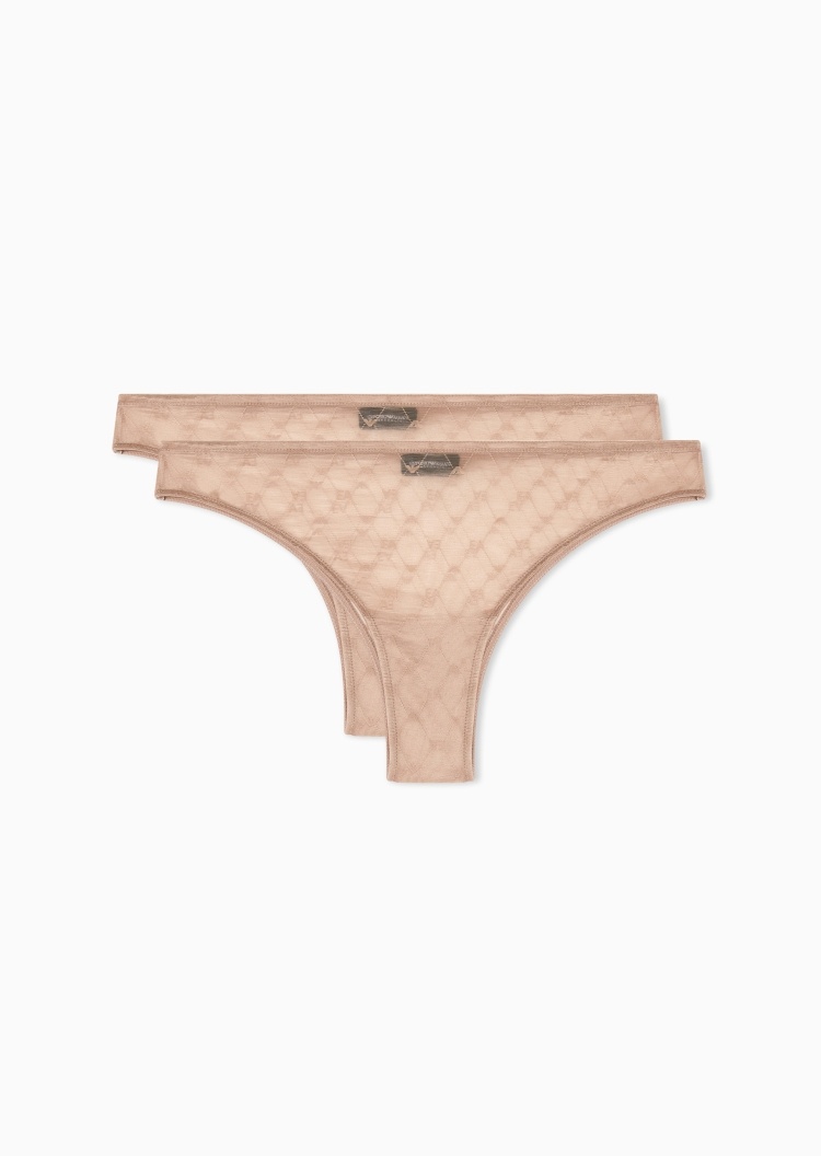 Emporio Armani 女士弹力三角两条装性感内裤套装