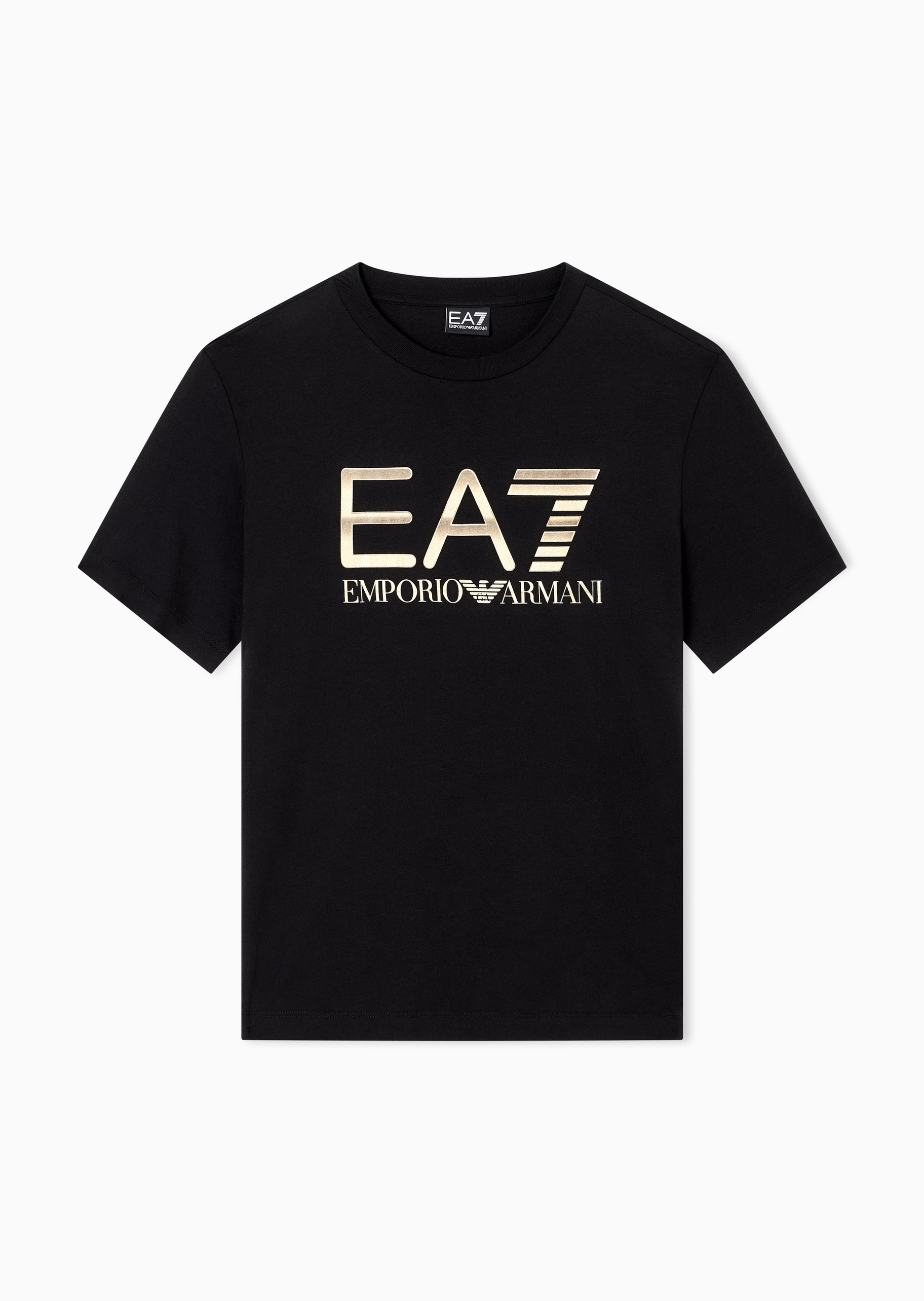 EA7 男士全棉合身短袖圆领印花T恤衫