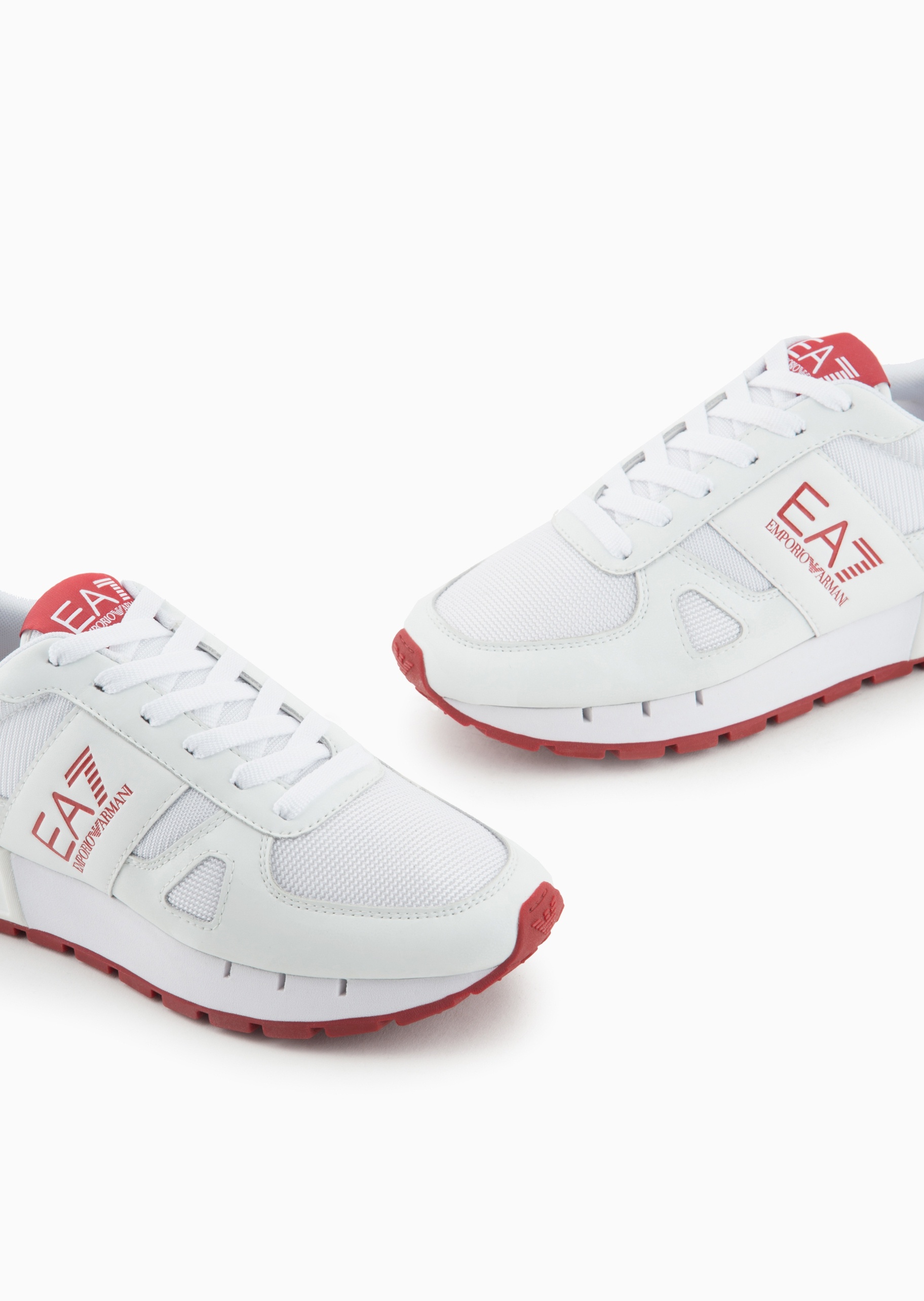 EA7 女士系带低帮印花拼接健身训练运动鞋